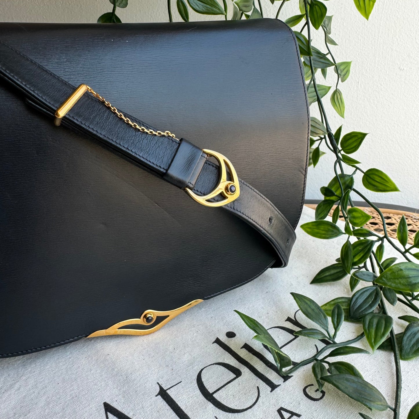 Cartier 1980s Sapphire Collection Shoulder Bag
