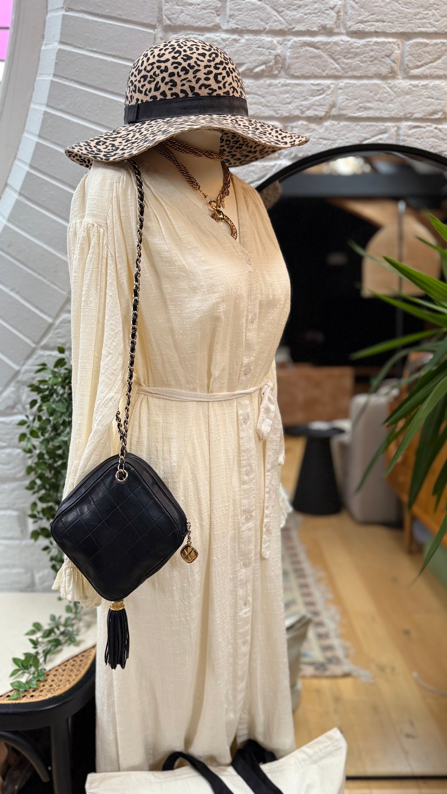 Chanel 1989 Diamond quilted Lambskin tassel bag