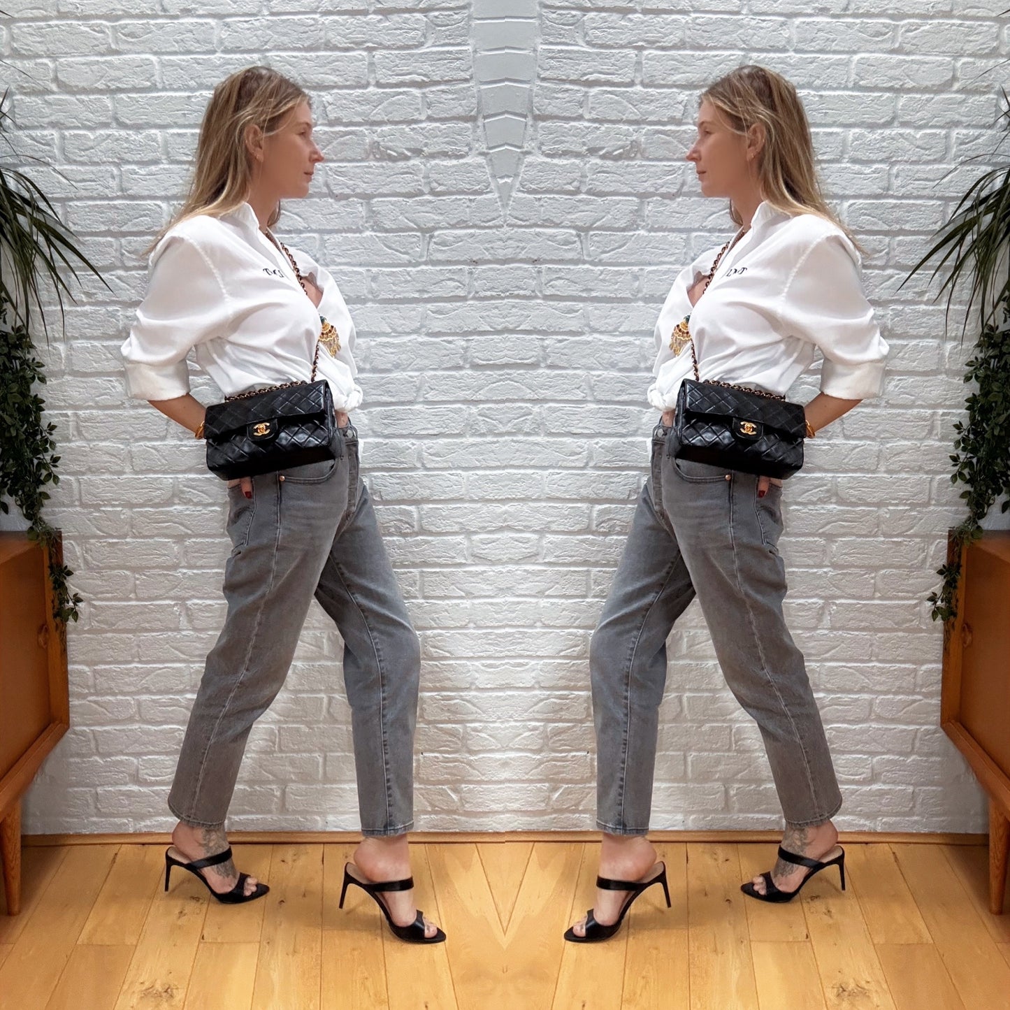 Chanel 1991 Classic Double Flap Small