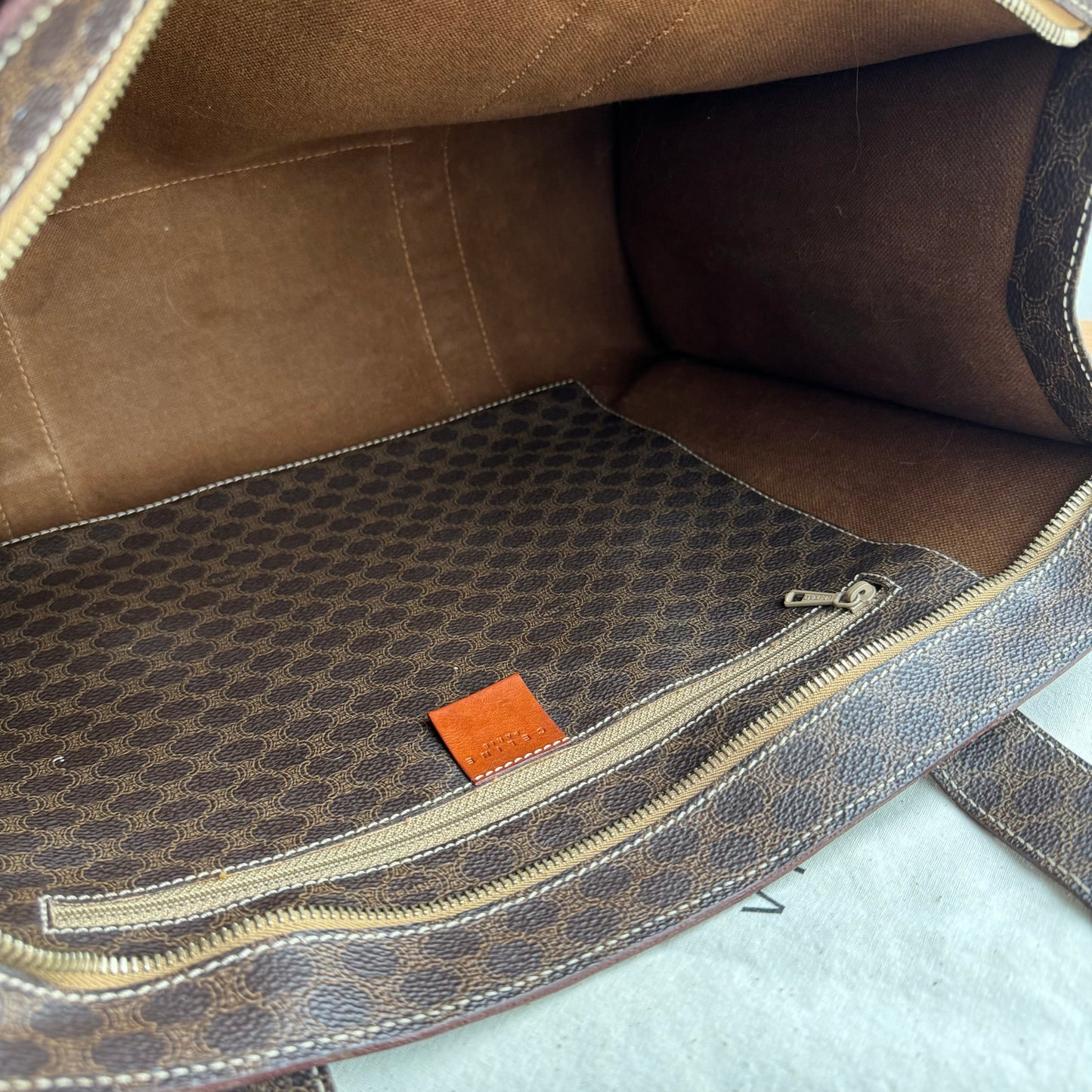 Celine Macadam Full Zip Tote Bag