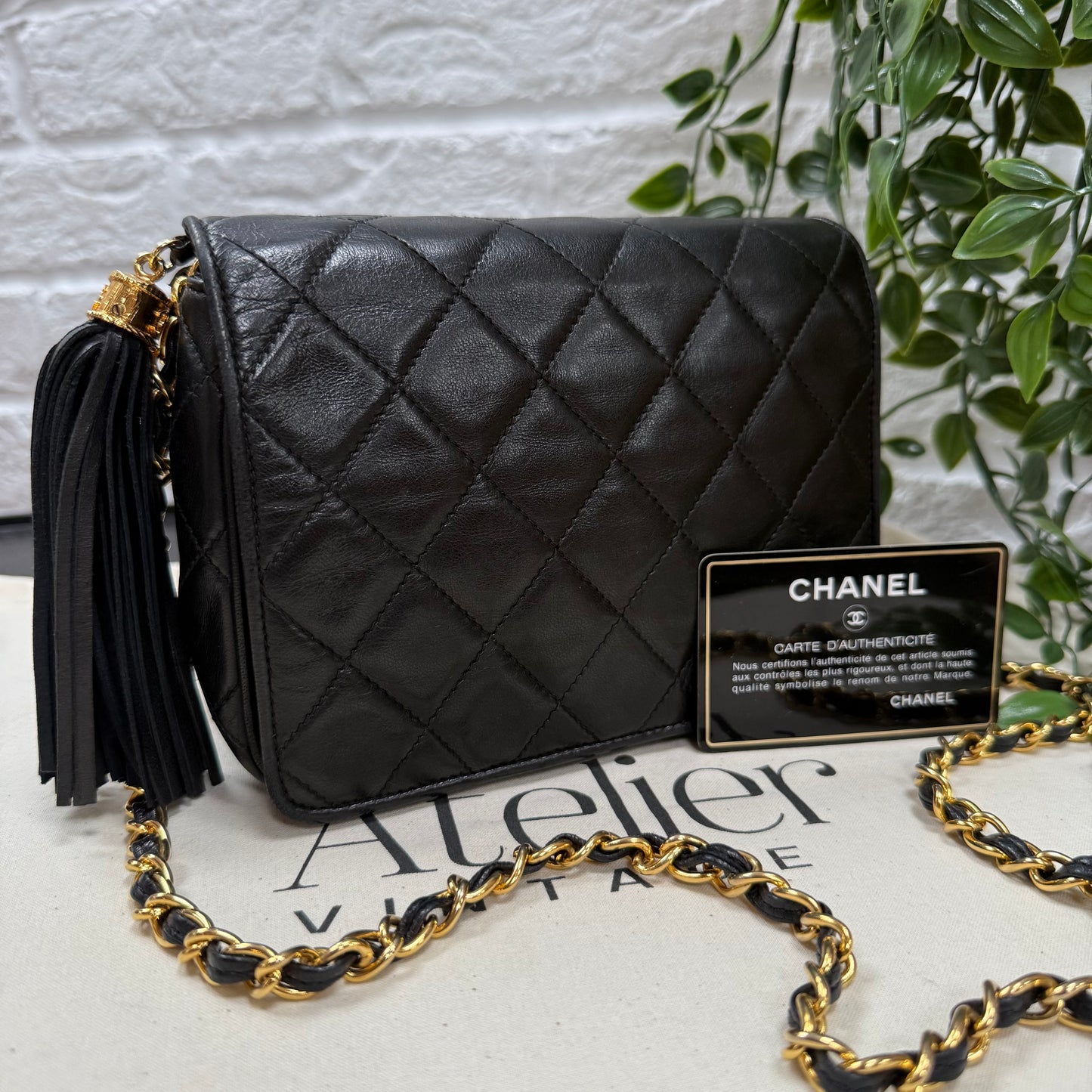 Chanel 1986 Tassel Full Flap Rectangle