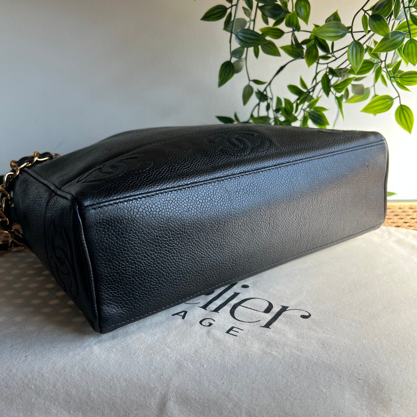 Chanel 1996 Triple CC Caviar Shoulder Bag