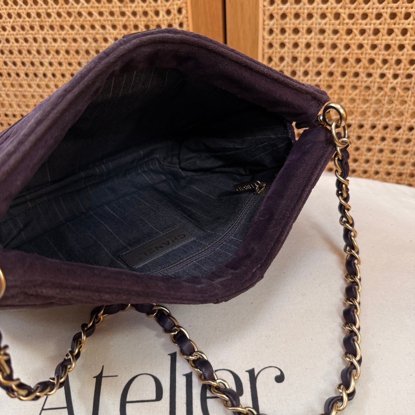 Chanel 2008 Bordeaux Limited Edition London & Paris Shoulder bag