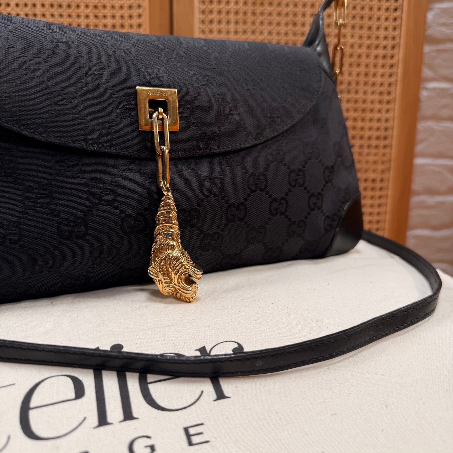 Gucci 1990s Gucci X Tom Ford Tigers Head Cross Body