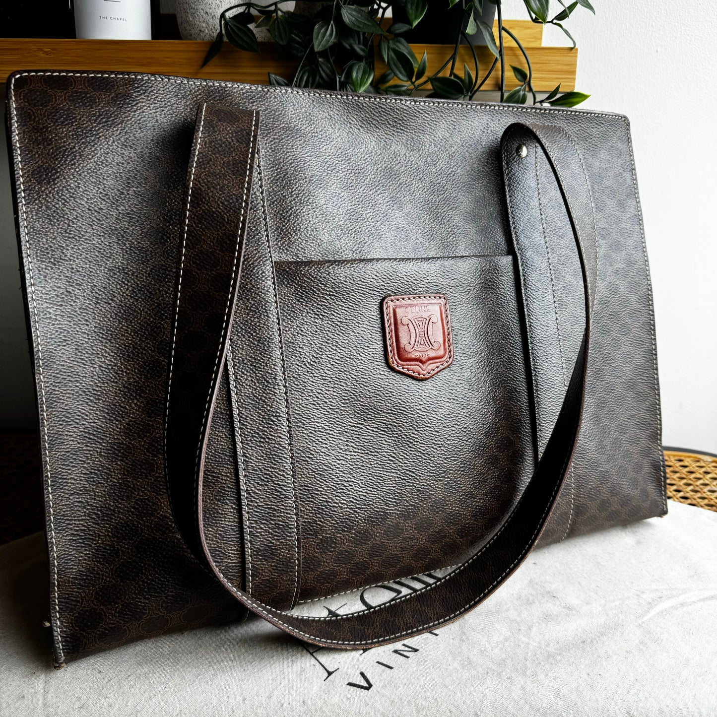 Celine Macadam Full Zip Tote Bag