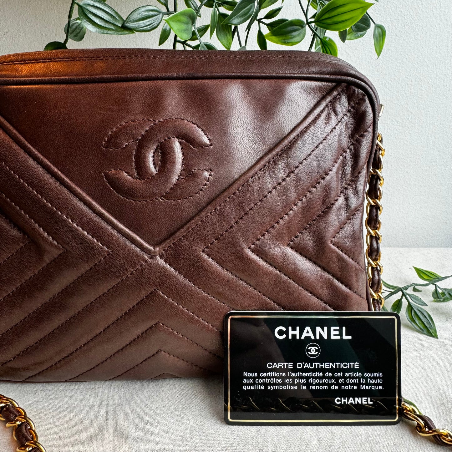 Chanel 1986 Vintage Tassel Camera Bag
