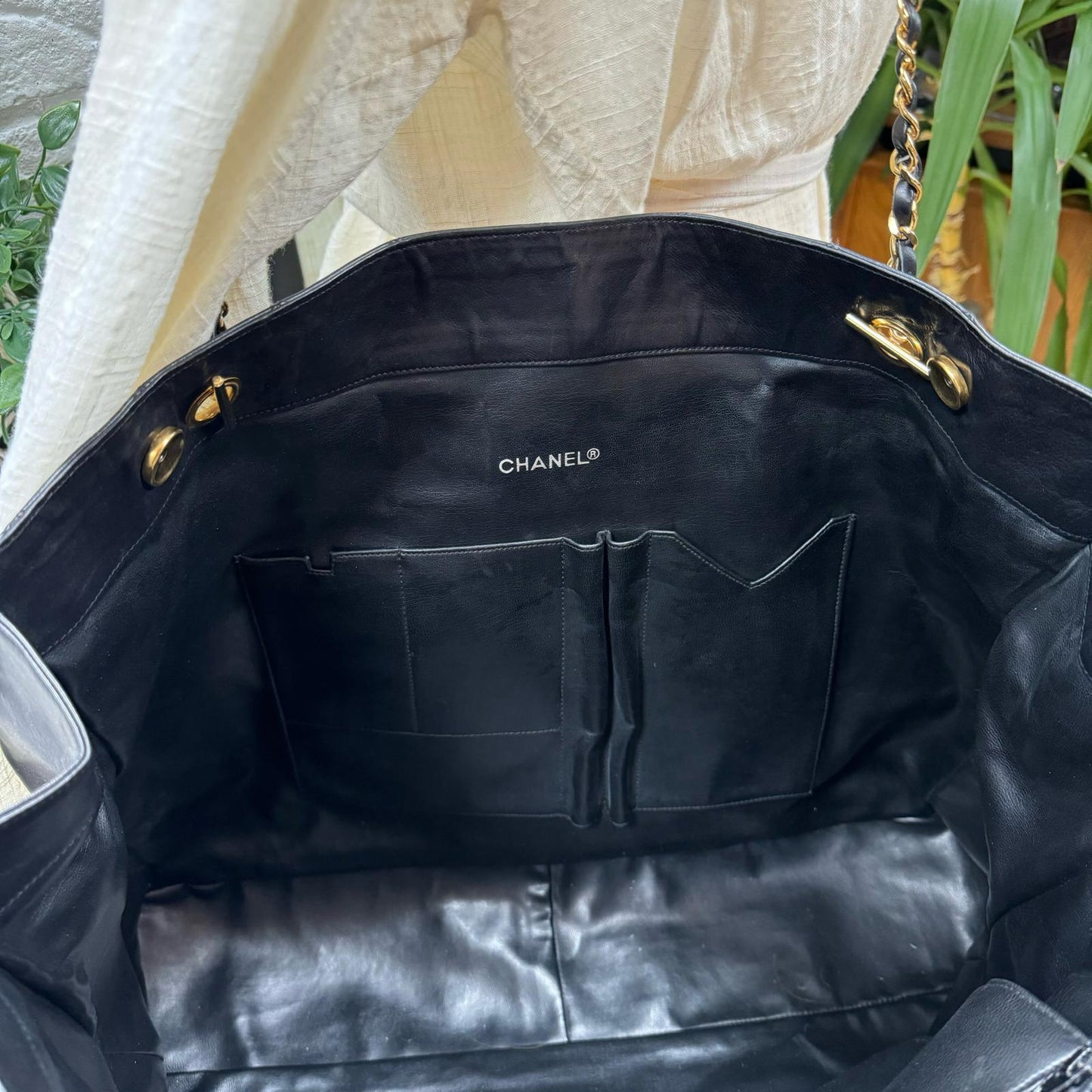 Chanel 1980s Lambskin Timeless Tote