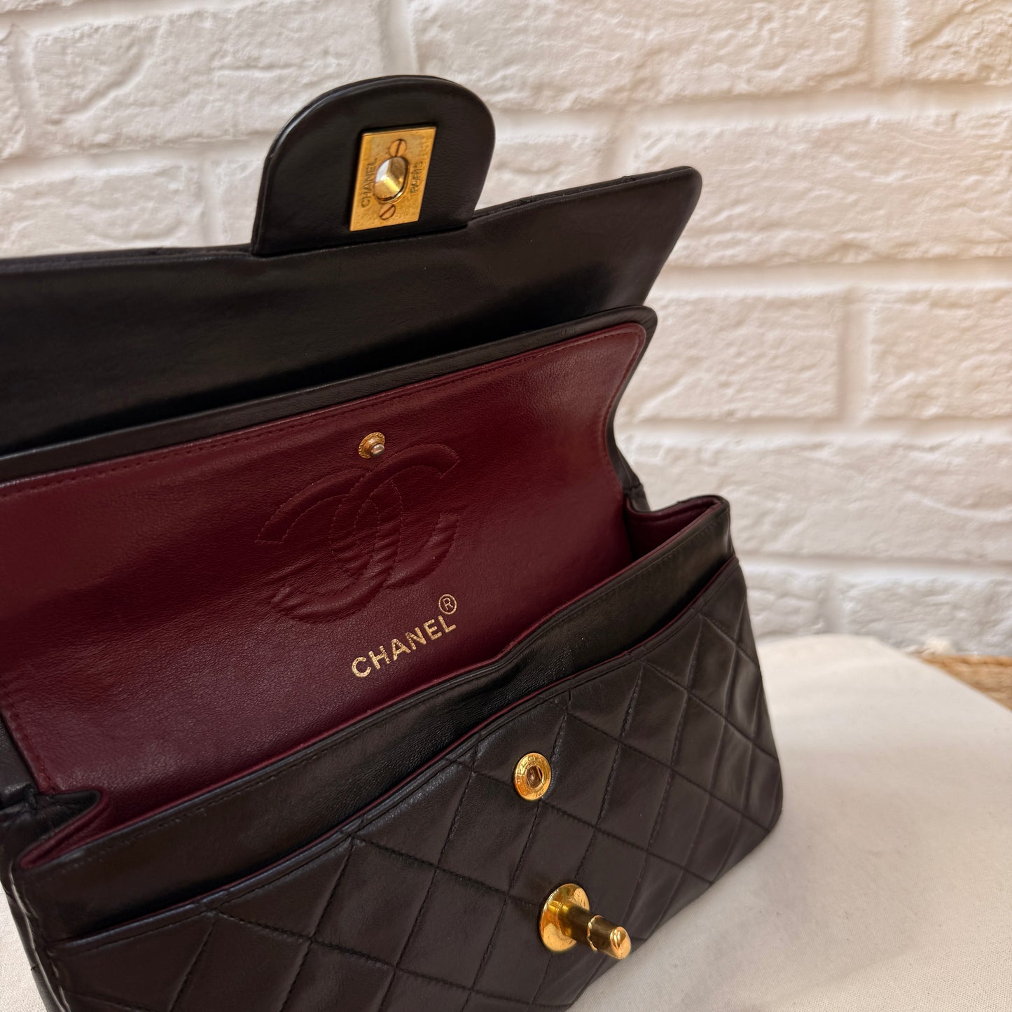 Chanel 1994 Black Classic Double Flap Small