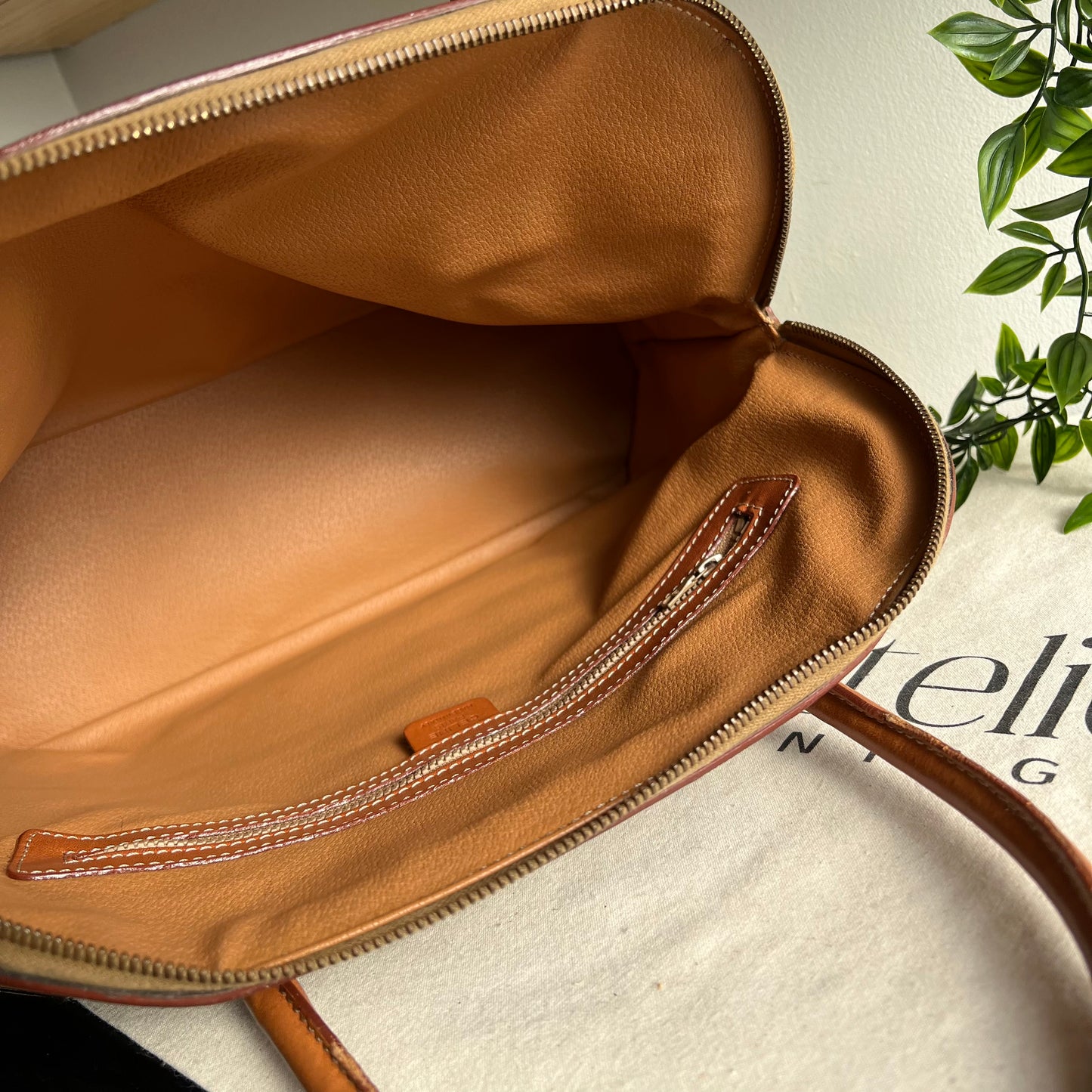 Celine Macadam Brown Dome Bag