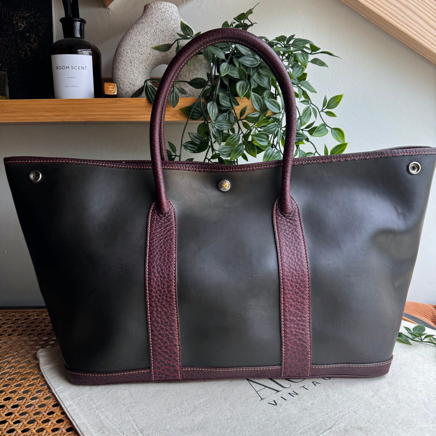 WINNER DRAWN 06/05/24-
May - Hermes Vintage Garden Party Tote Amazonia MM Raffle Giveaway - Gift Card Entry x 1