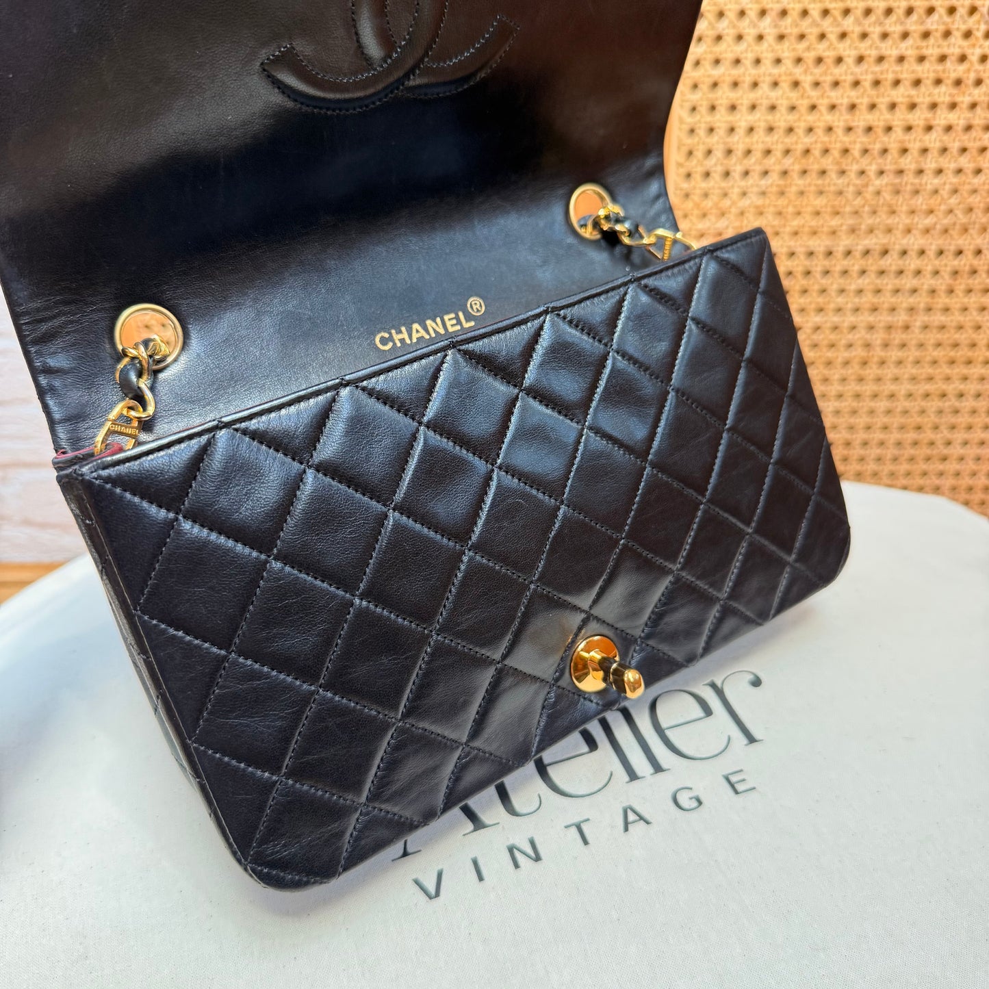 Chanel 1989 Classic Medium Rectangle Full Flap