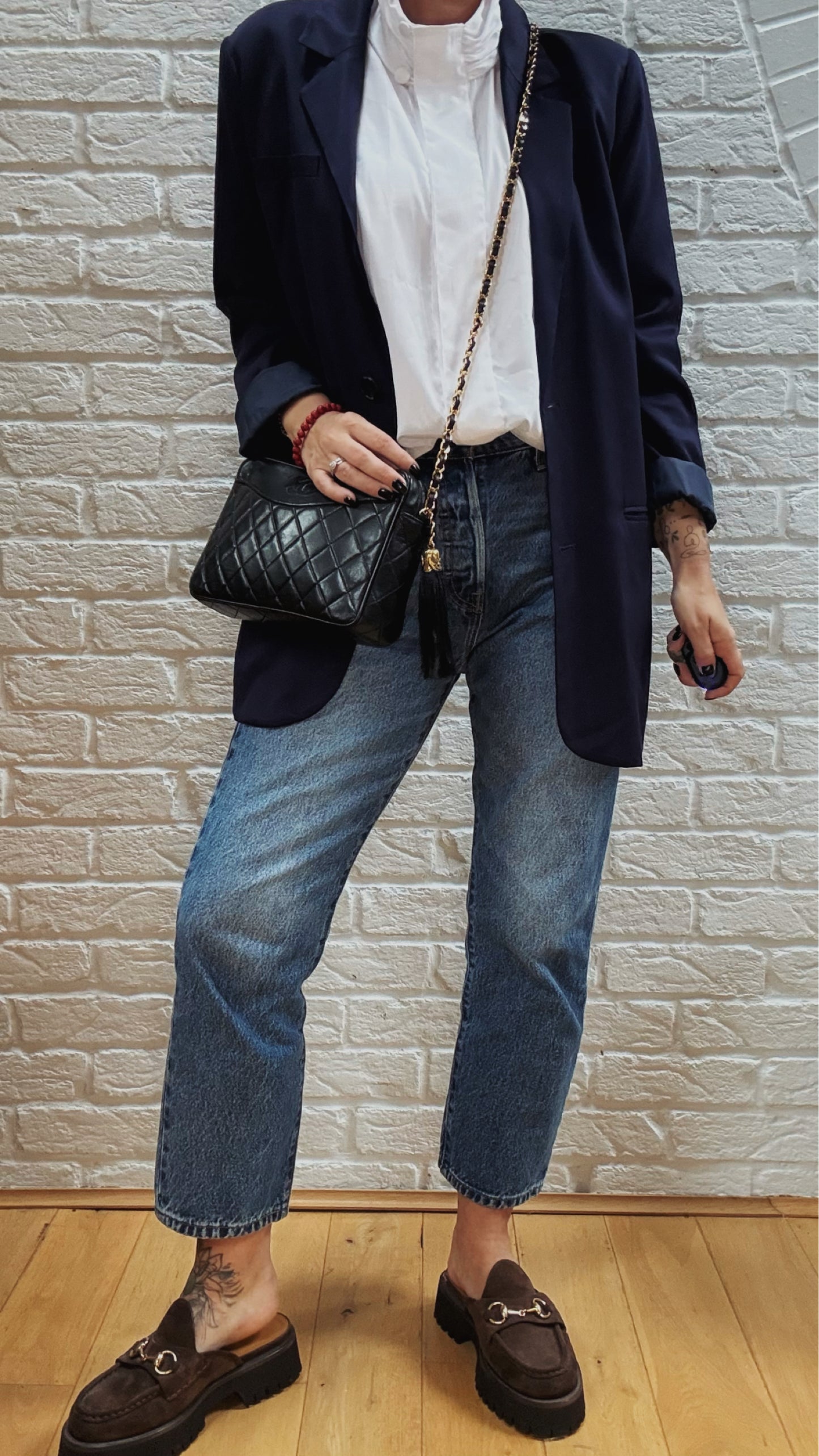 Chanel 1989 CC Quilted Vintage Tassel Camera Bag