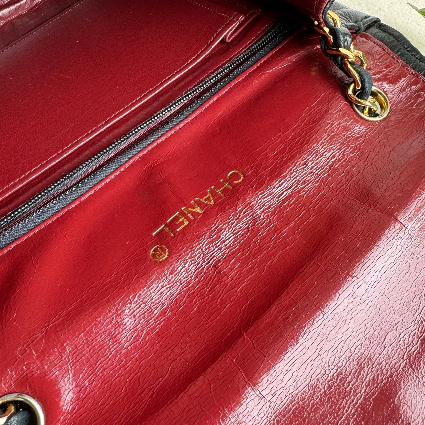 Chanel 1980s Vintage Quilted Single Flap