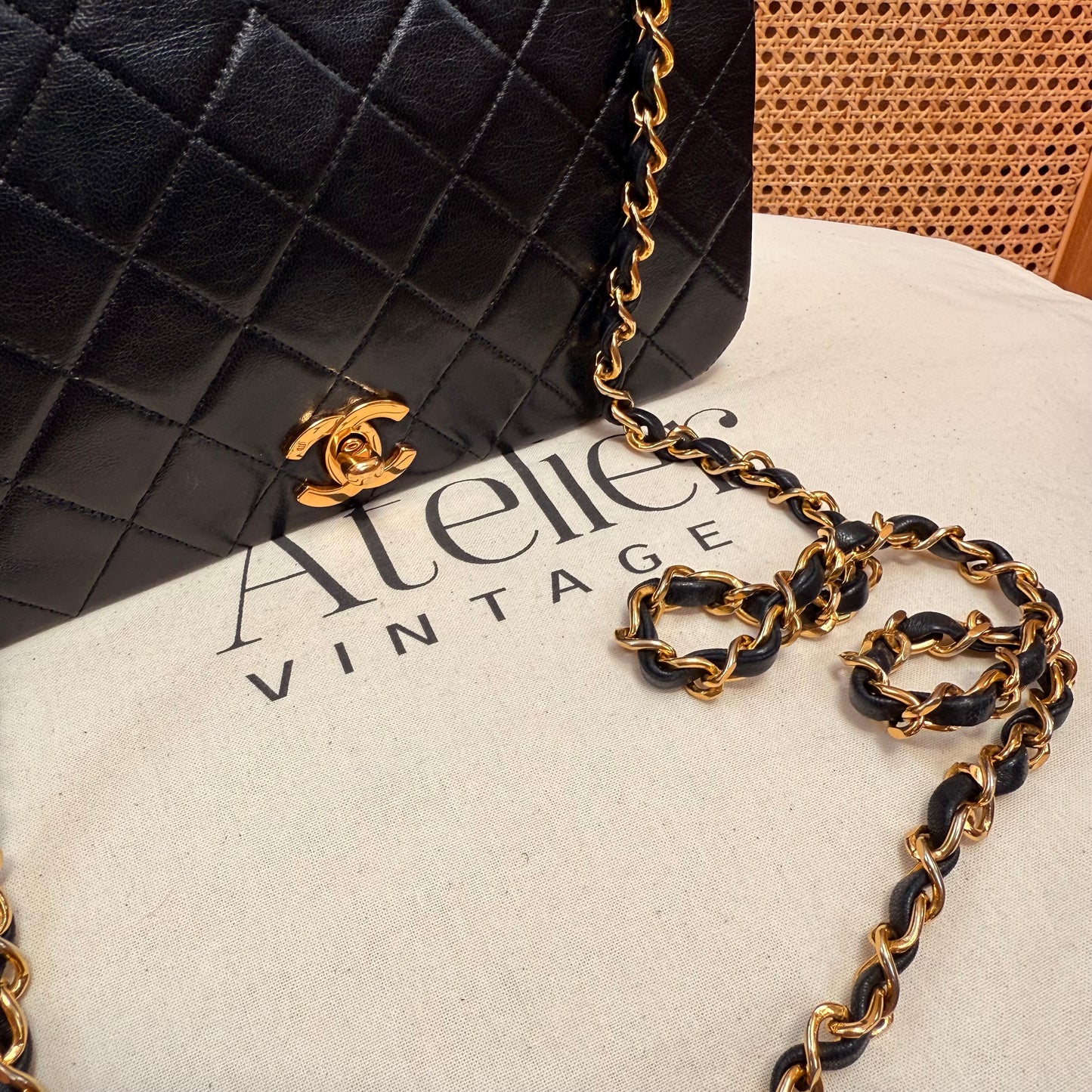 Chanel 1989 Classic Medium Rectangle Full Flap