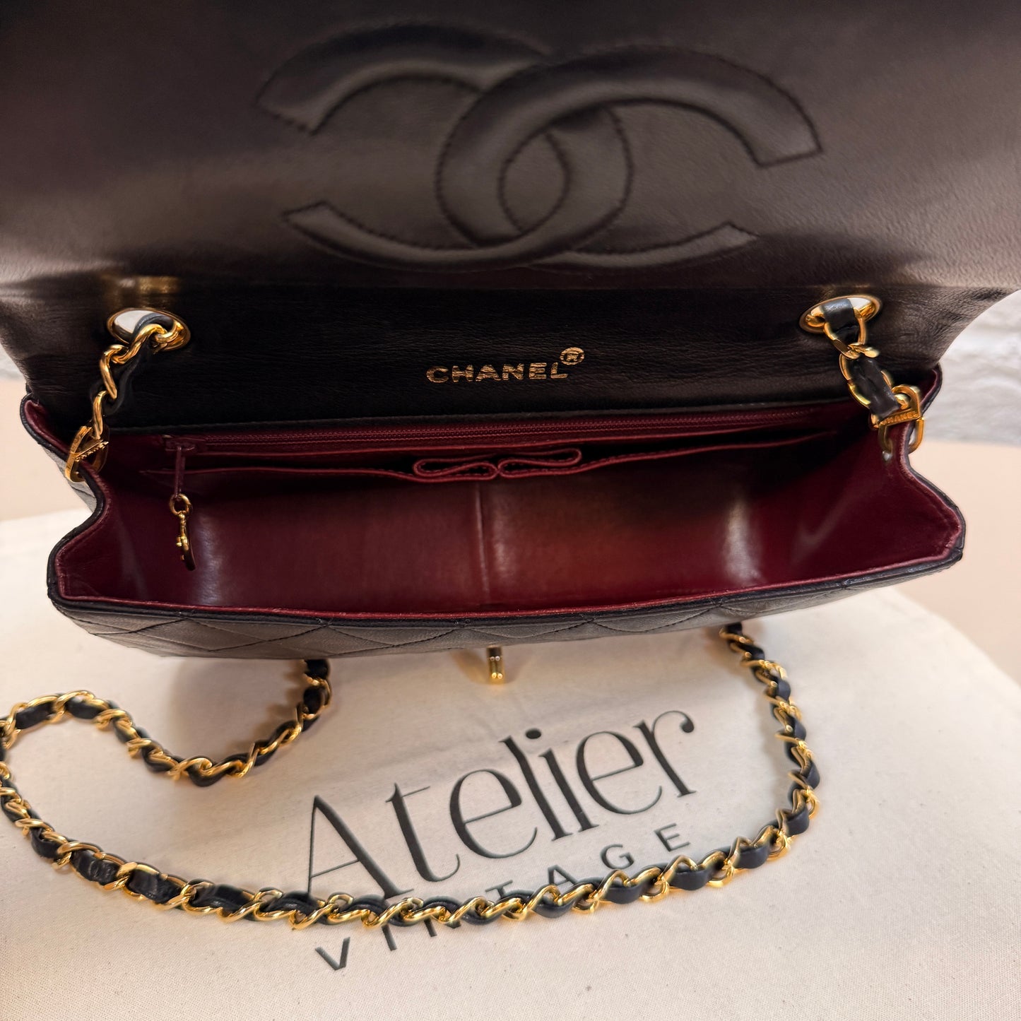 Chanel 1989 Classic Medium Rectangle Full Flap