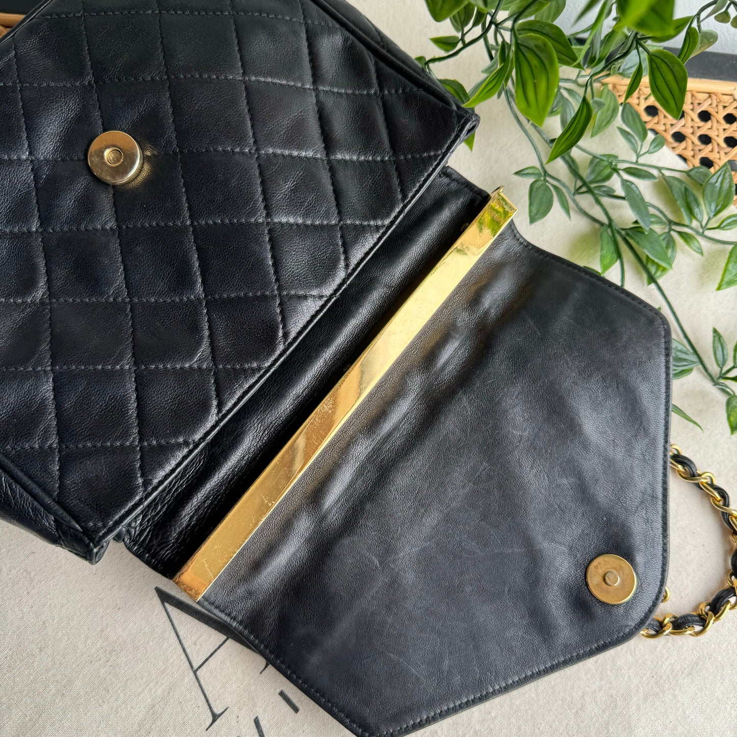 Chanel 1989 Envelope Flap Shoulder Bag