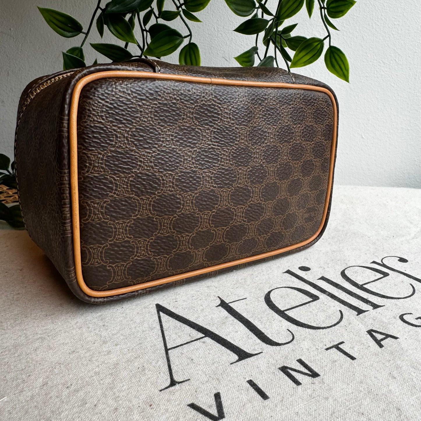 Celine Macadam Top Handle Vanity Case