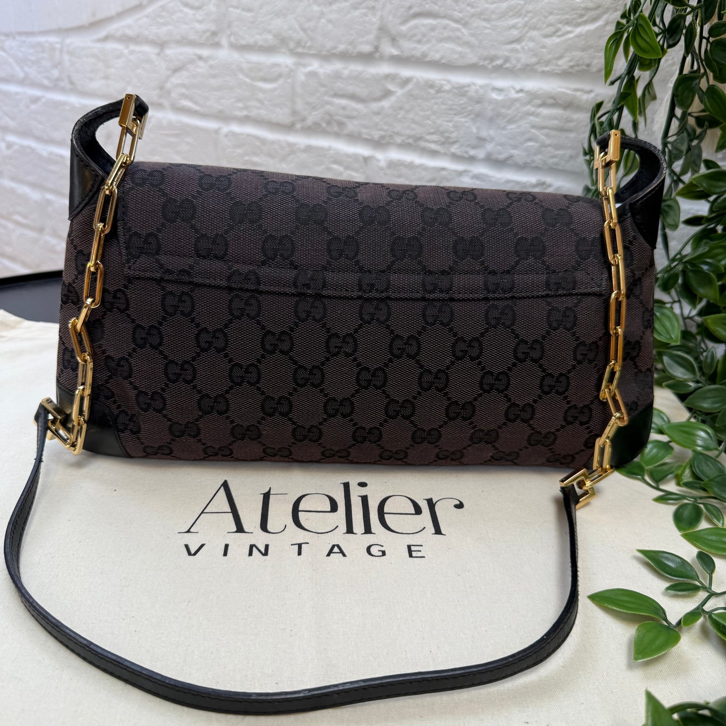 Gucci Rare 1990s Gucci X Tom Ford Tigers Head Cross Body