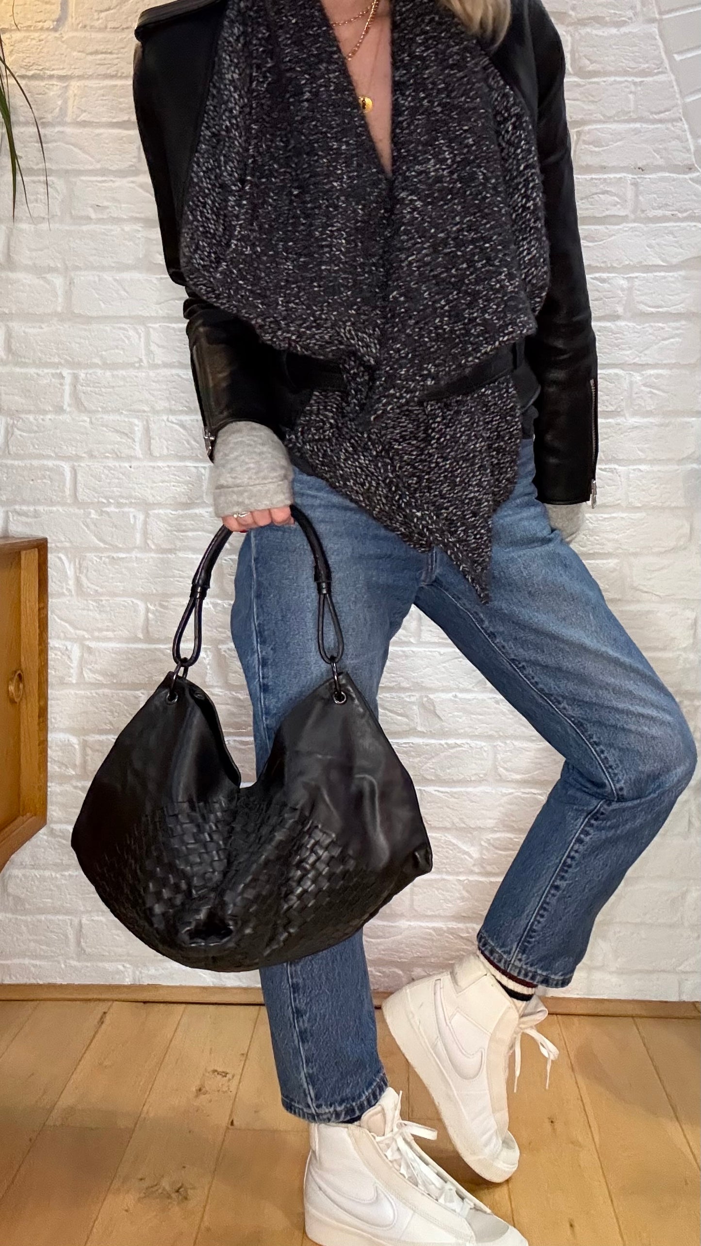 Bottega Veneta Intrecciato Aquilone Fortune Cookie Bag