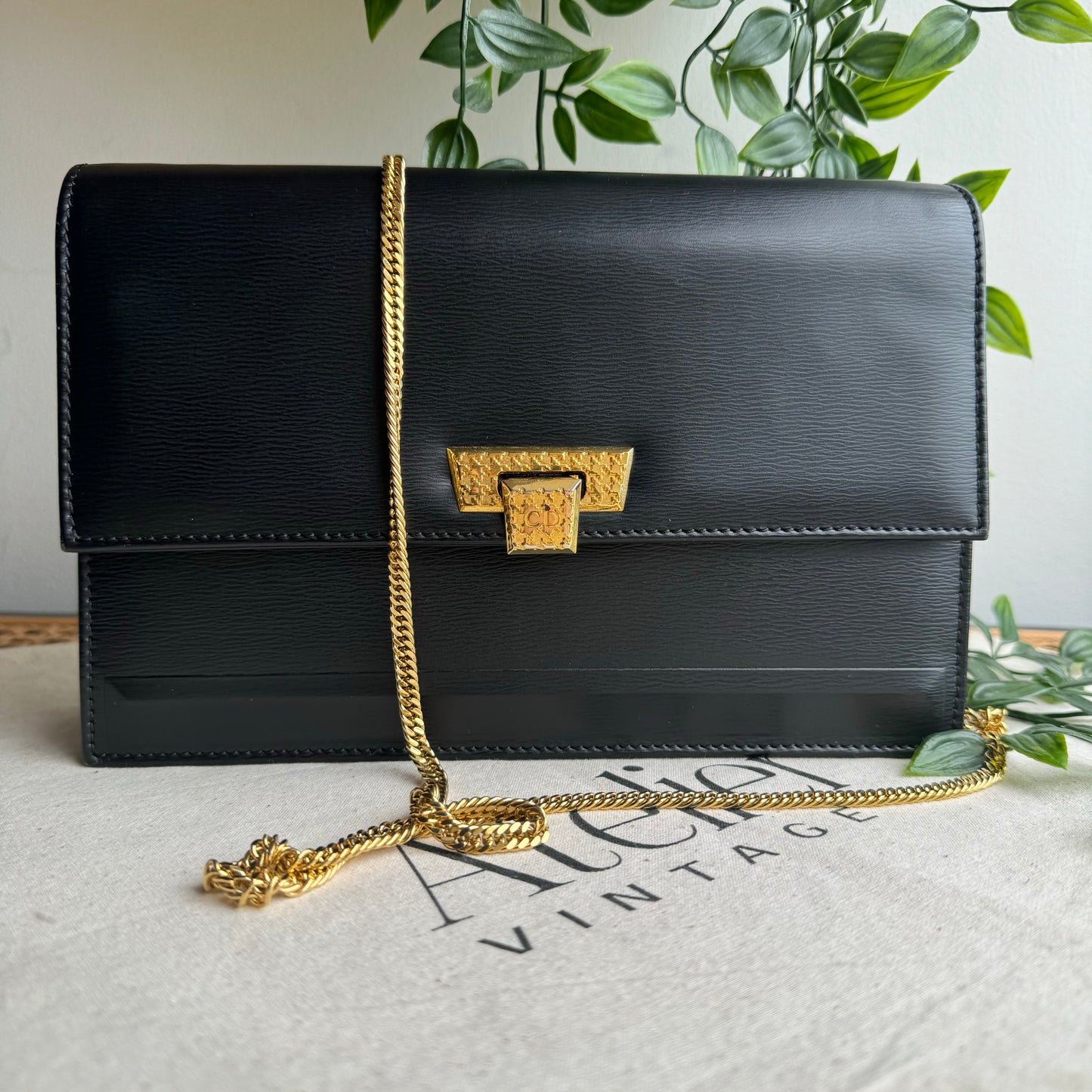 Dior 1980s Vintage Chain Strap Bag
