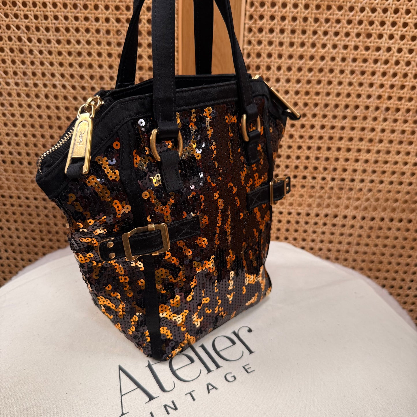 Saint Laurent 2008 limited Edition Sequin Downtown tote