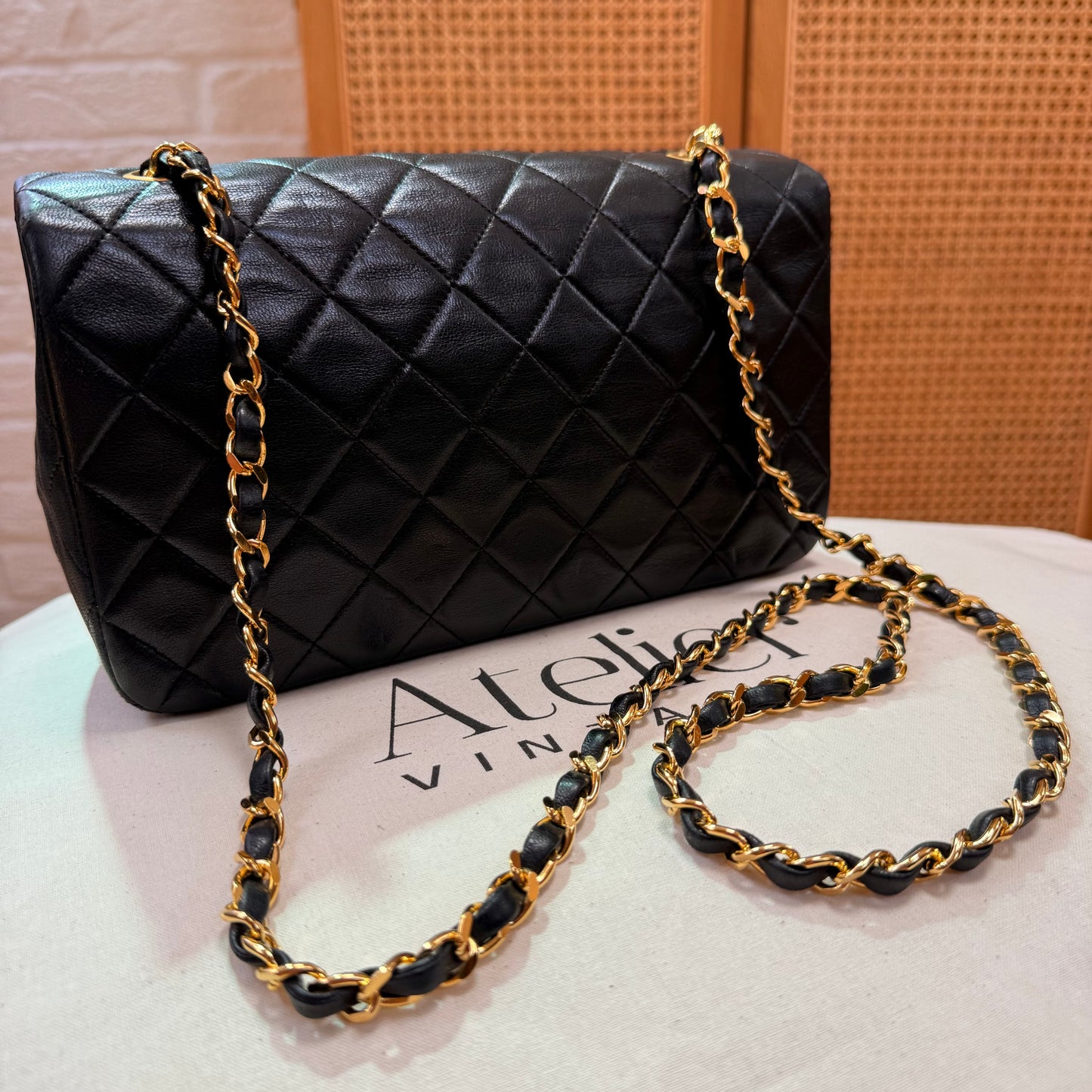 Chanel 1989 Classic Medium Rectangle Full Flap