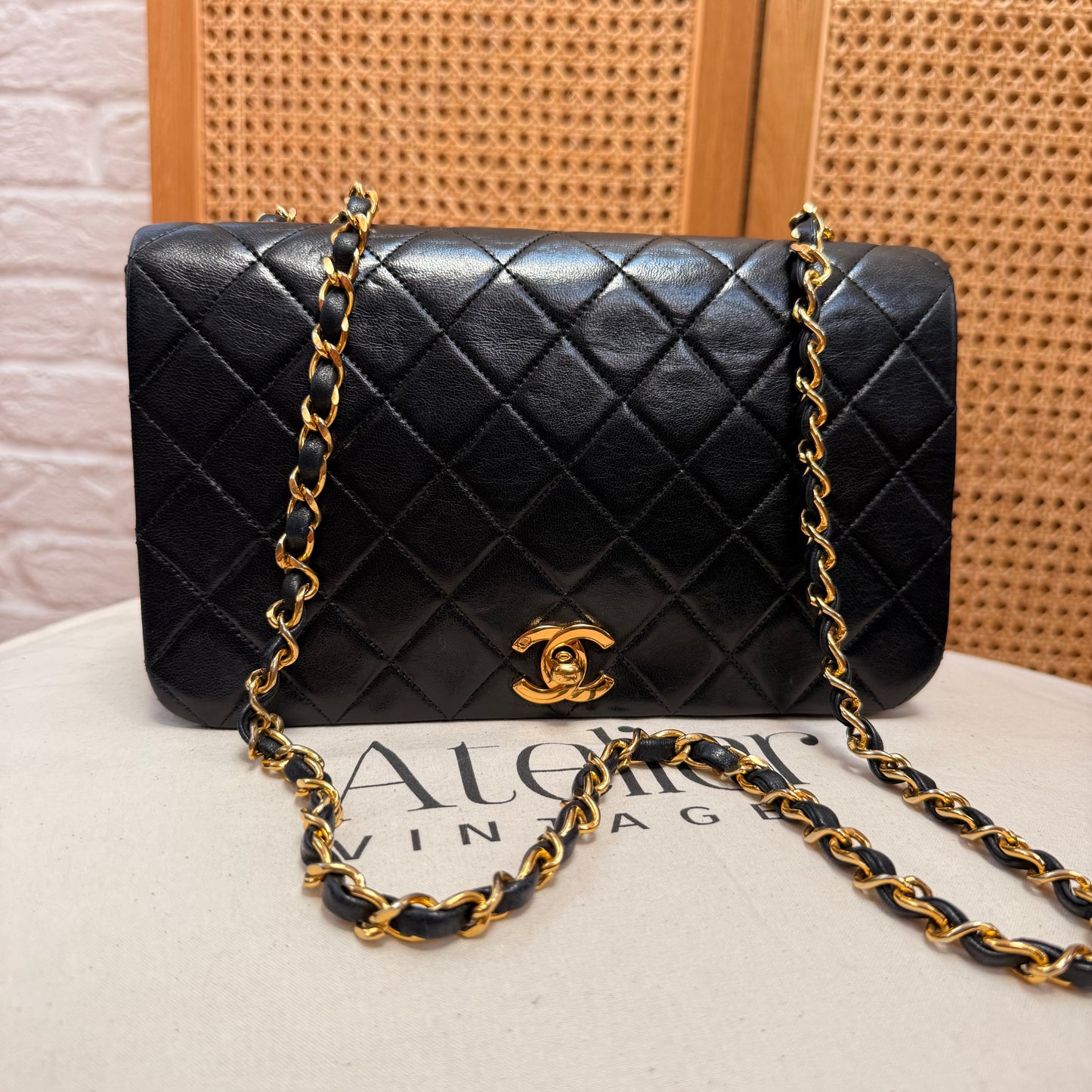 Chanel 1989 Classic Medium Rectangle Full Flap