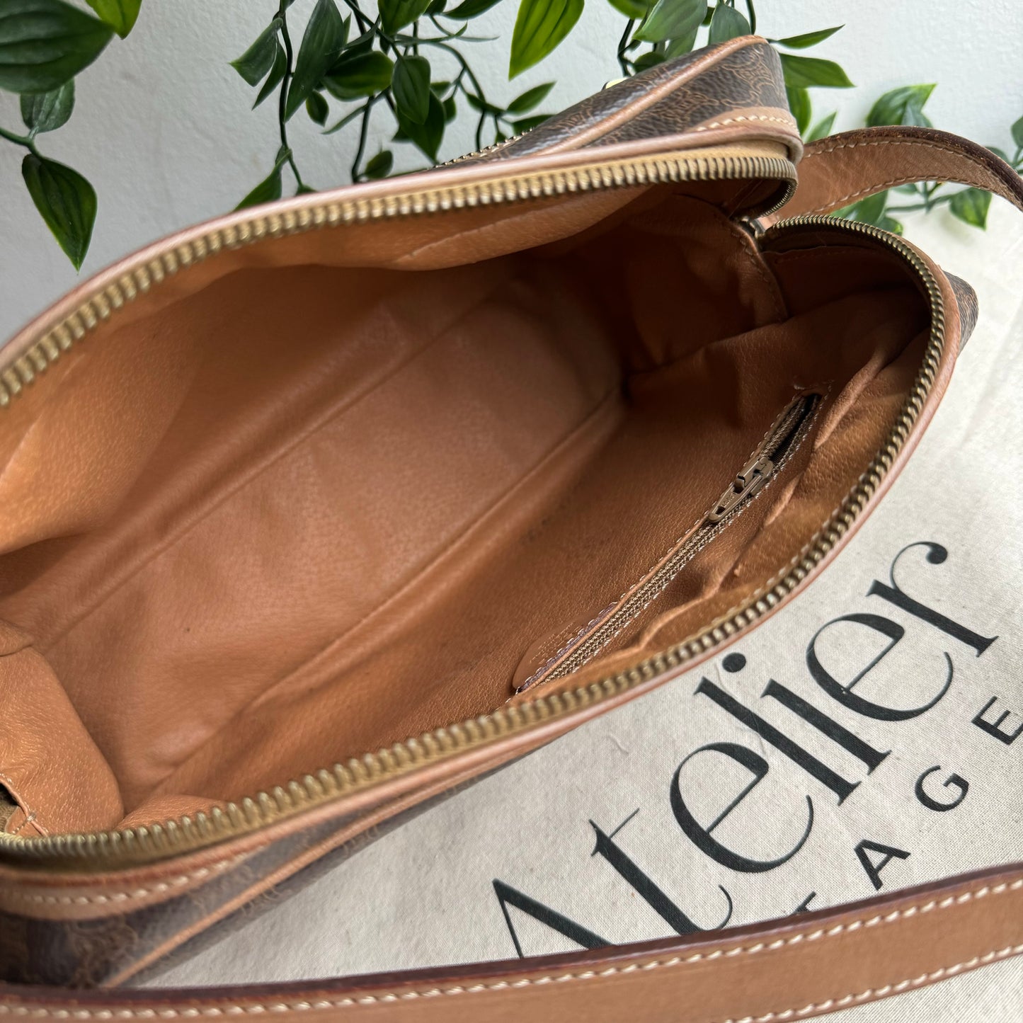 Celine Macadam Vintage Cross Body / Shoulder Bag