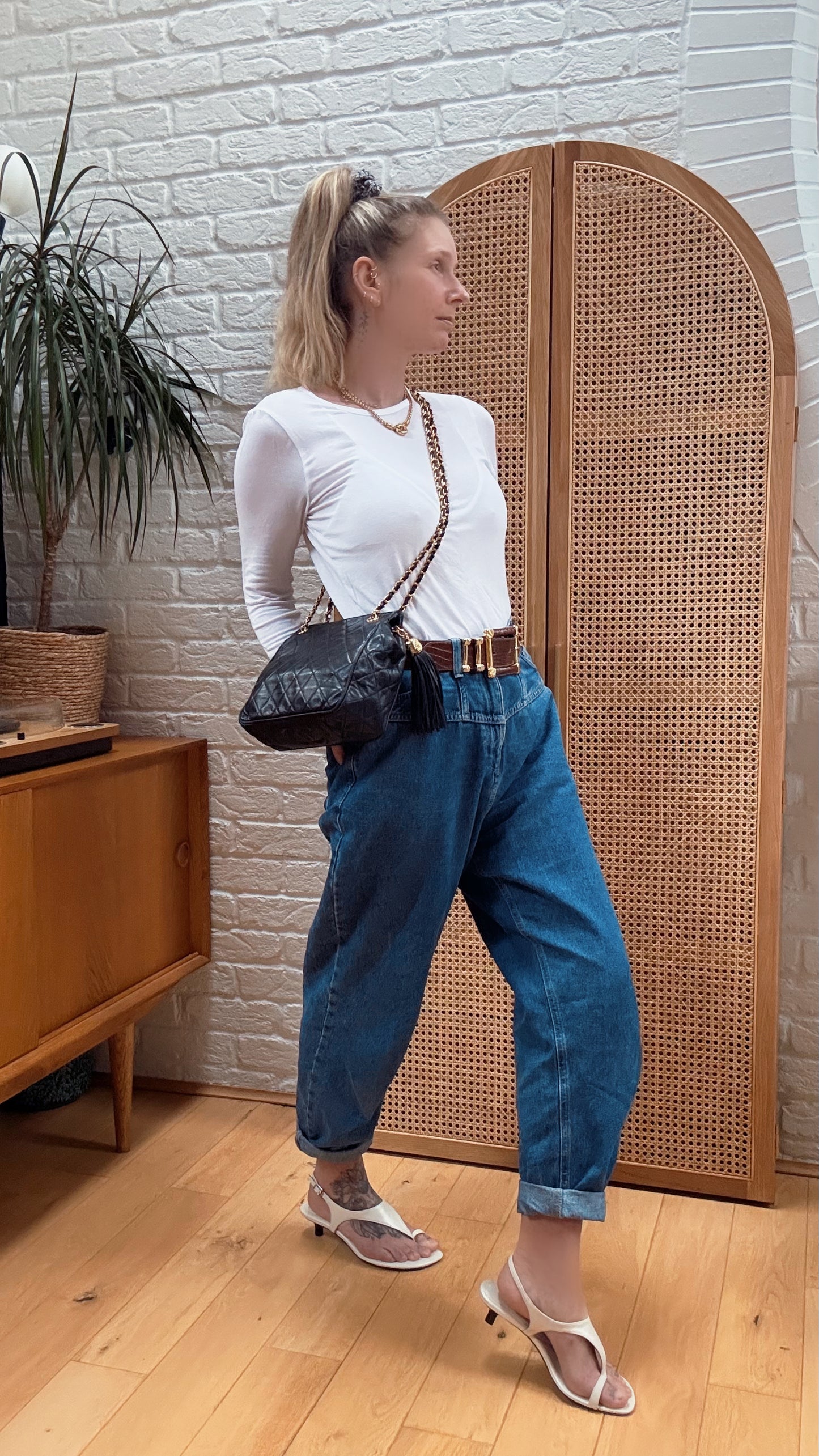 Chanel 1989 Tassel Cross Body Quilted Mini tote