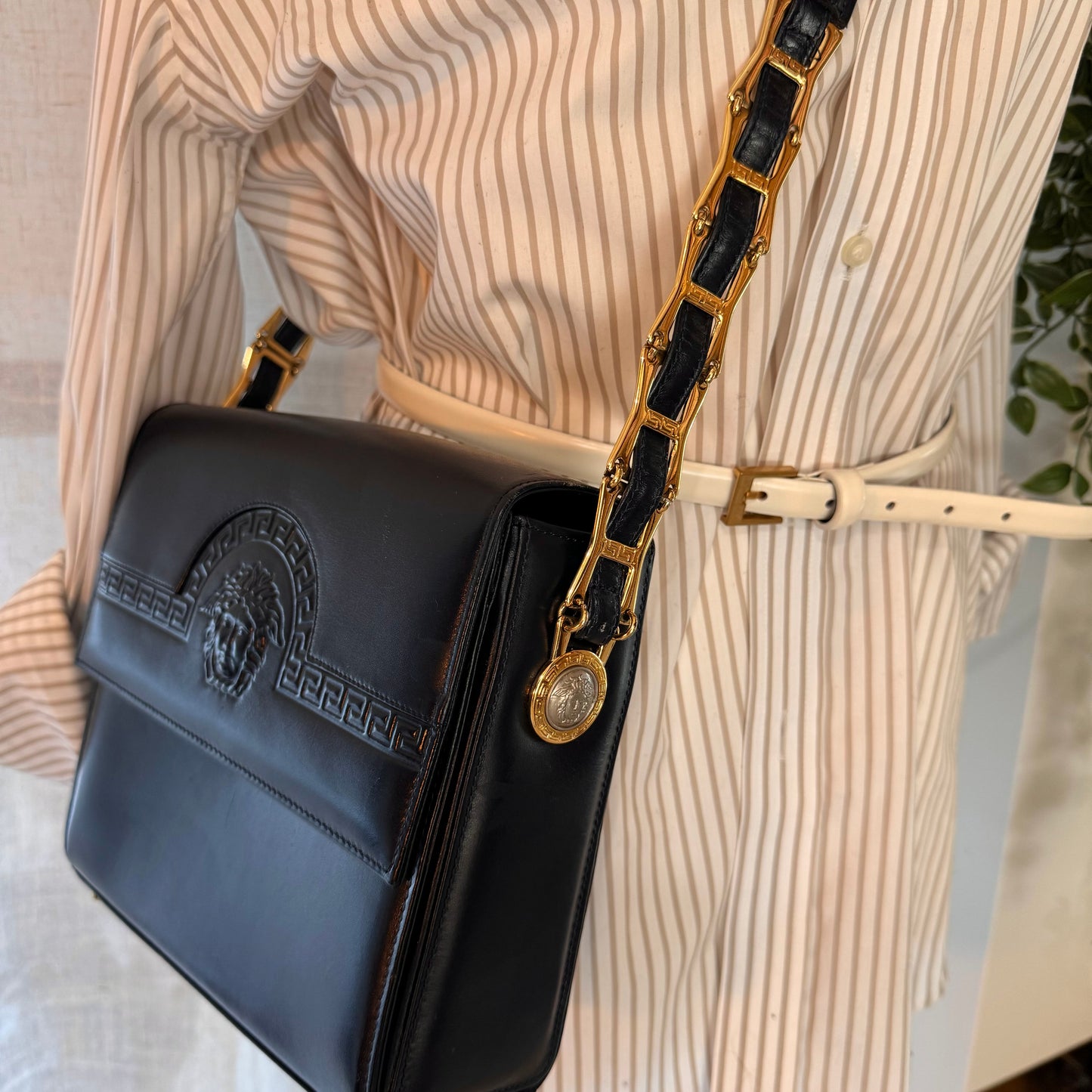Versace Vintage Medusa Cross Body Bag