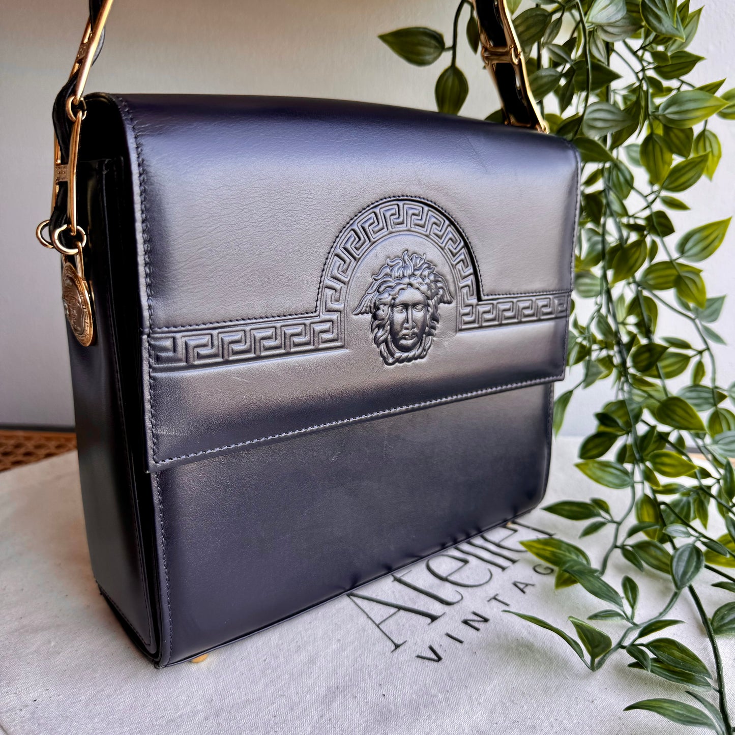 Versace Vintage Medusa Cross Body Bag