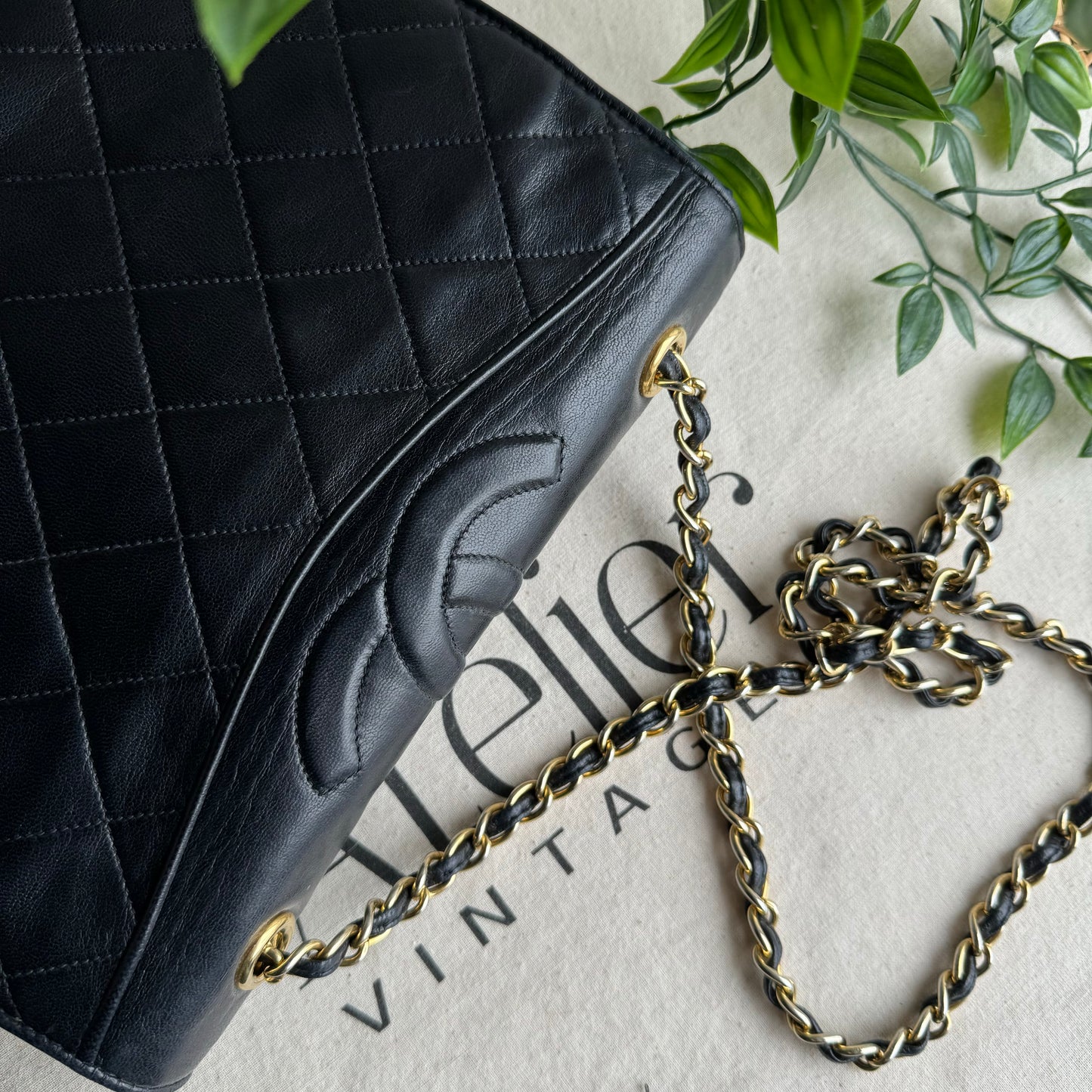 Chanel 1989 Full Flap CC Shoulder Bag