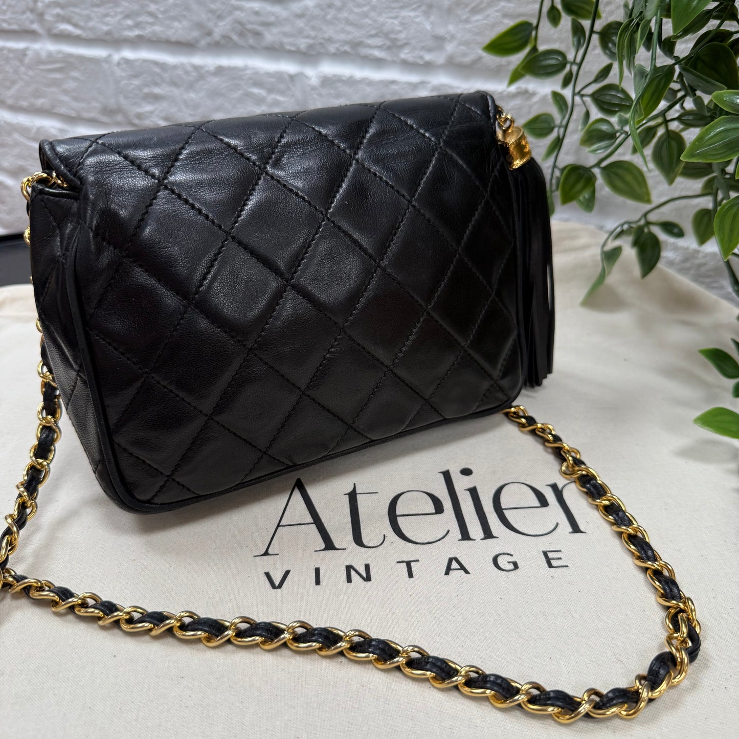 Chanel 1986 Tassel Full Flap Rectangle