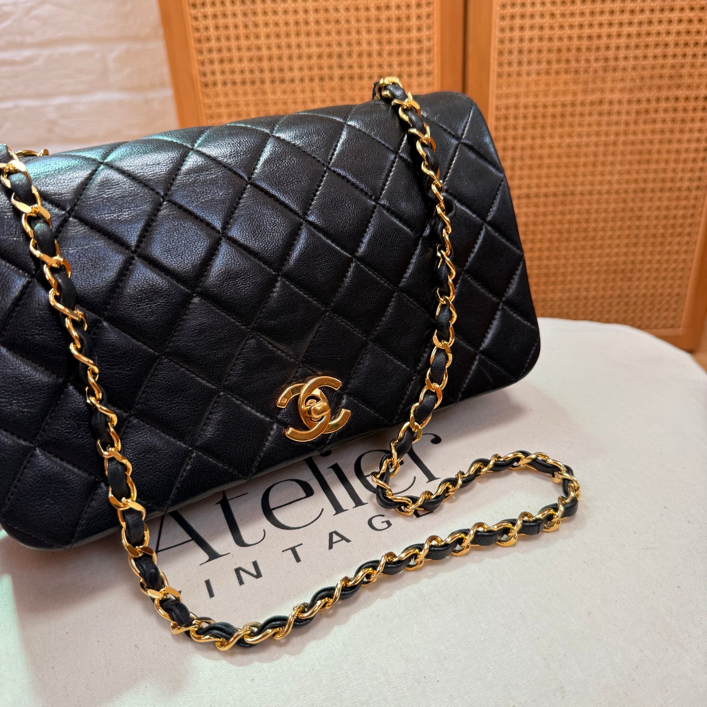 Chanel 1989 Classic Medium Rectangle Full Flap