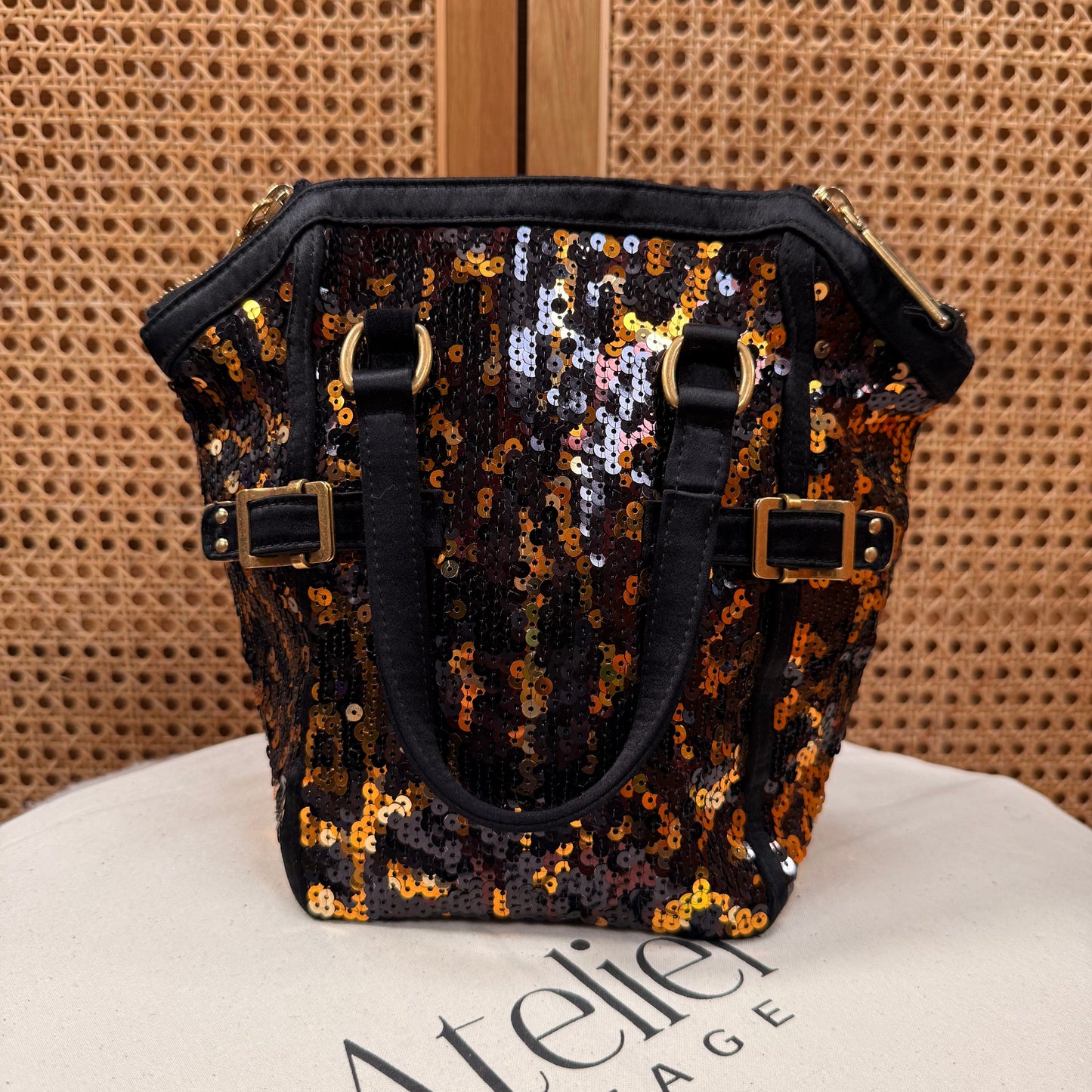 Saint Laurent 2008 limited Edition Sequin Downtown tote