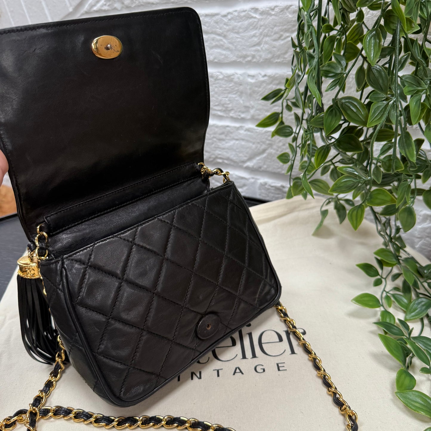 Chanel 1986 Tassel Full Flap Rectangle