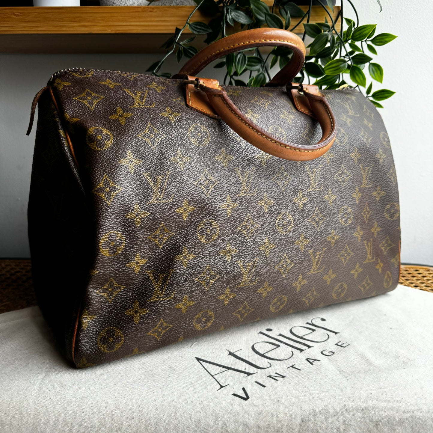 Louis Vuitton Early 1980s Speedy 35