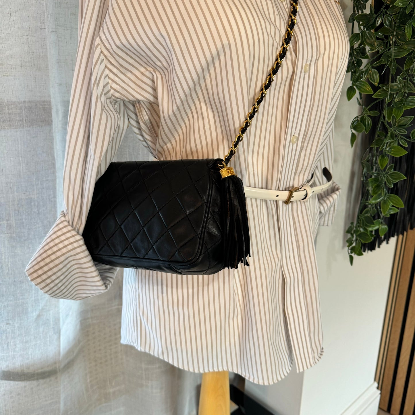 Chanel 1986 Full Flap Tassel Bag