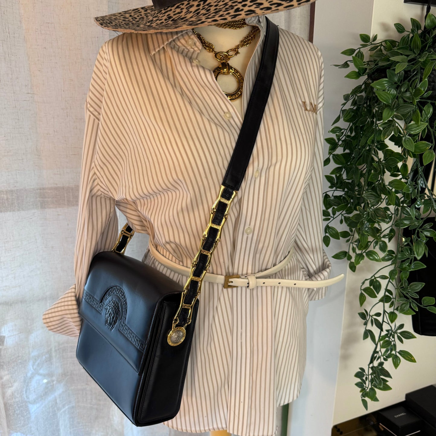 Versace Vintage Medusa Cross Body Bag