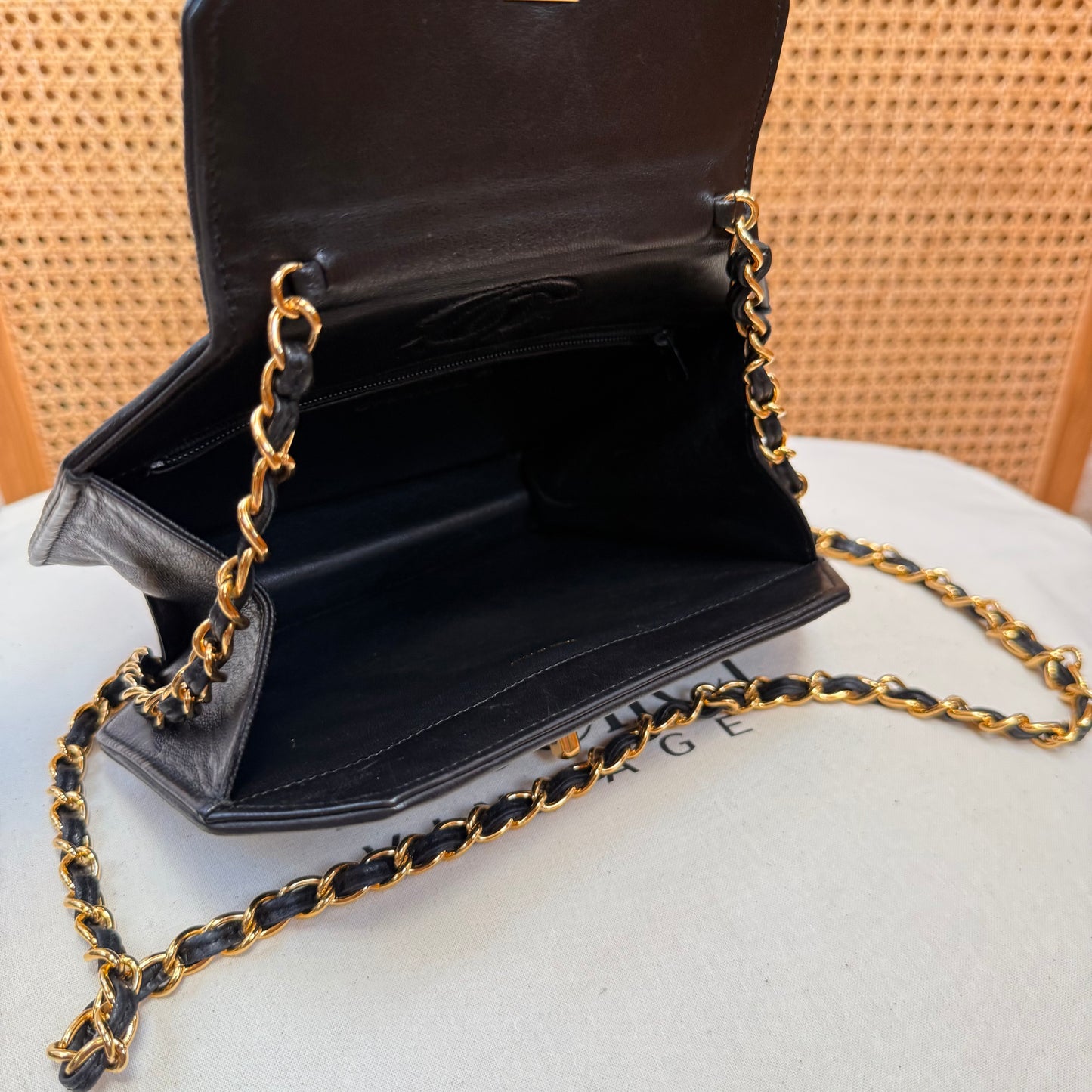 Chanel 1989 Rare Octagon Single Flap