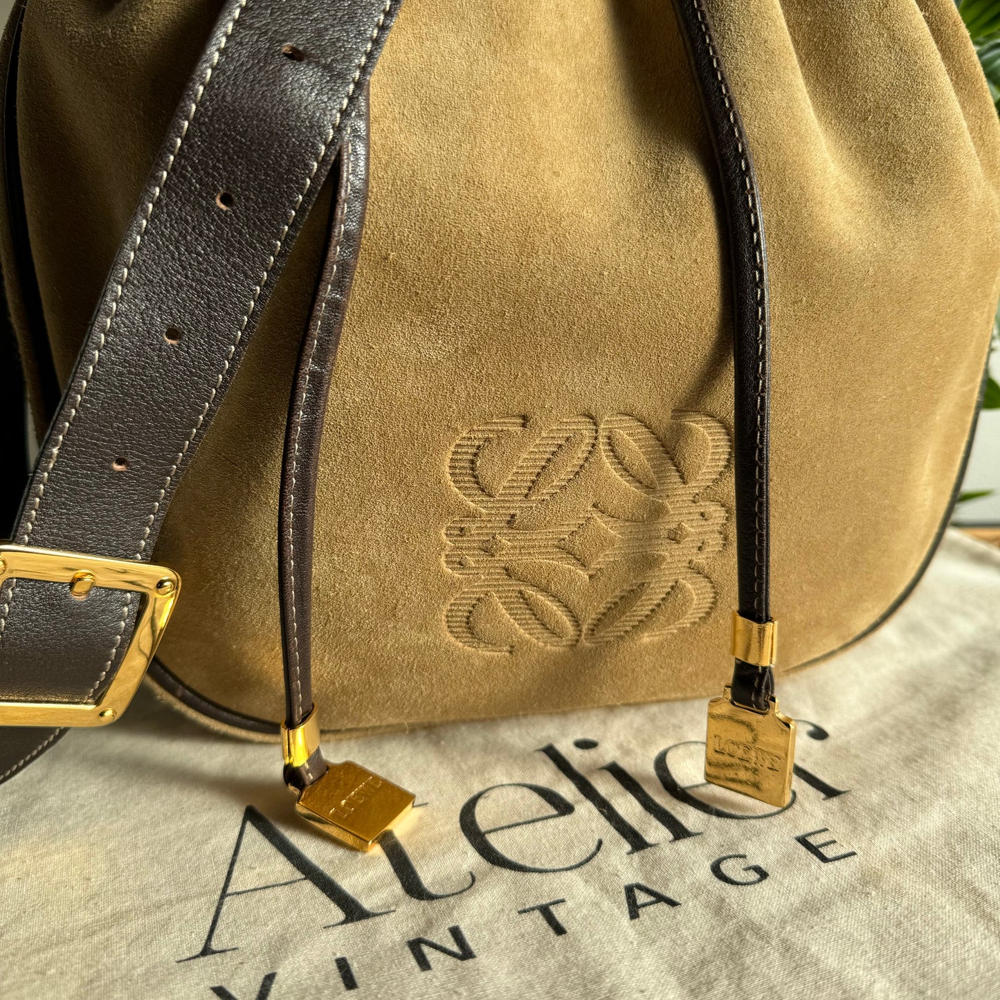 Loewe Cross Body Bucket Bag