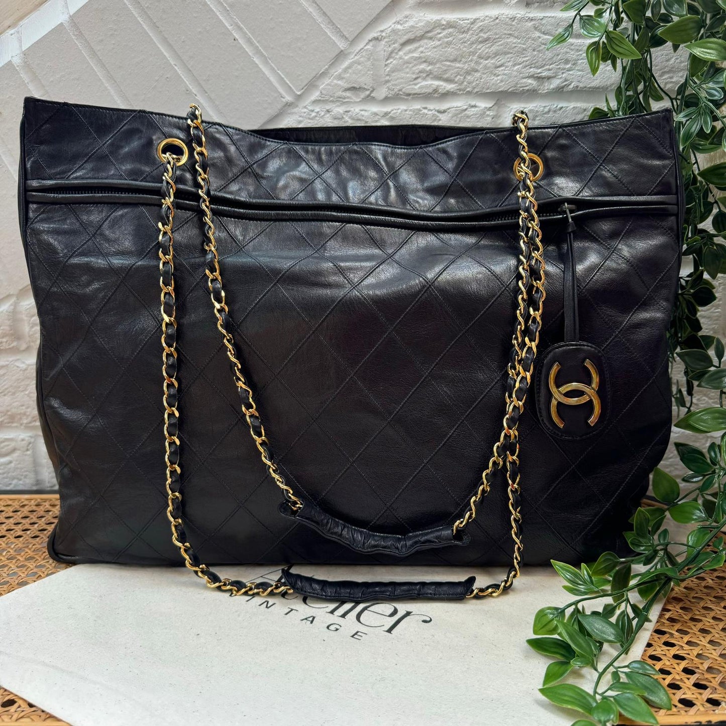 Chanel 1980s Lambskin Timeless Tote