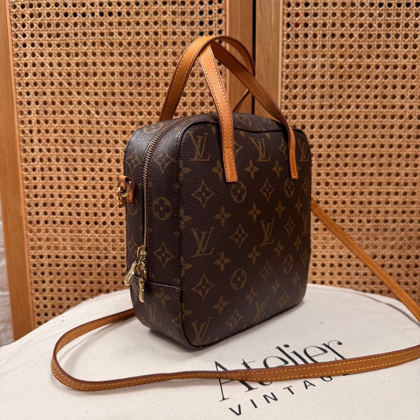 Louis Vuitton 2002 Monogram Spontini Two Way