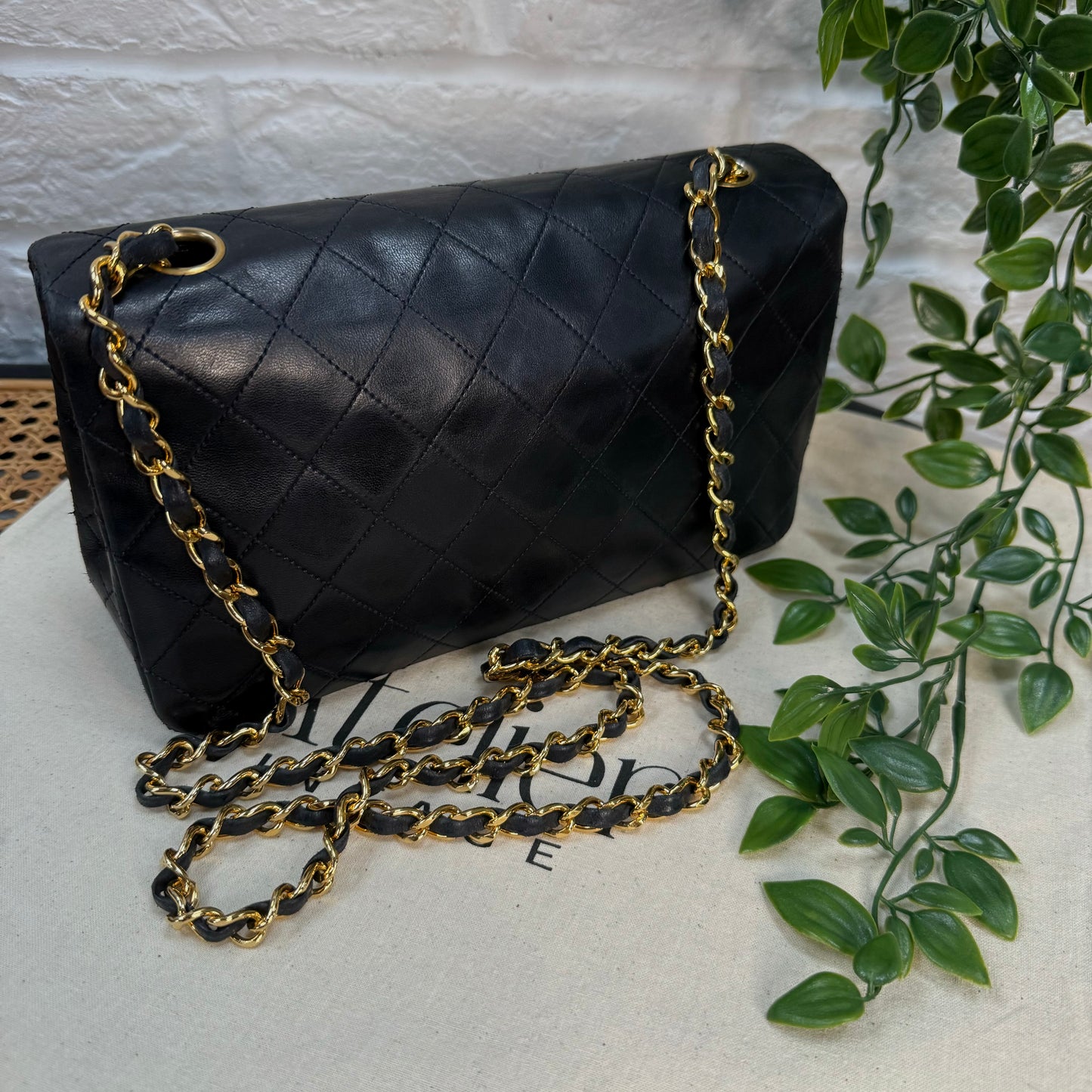 Chanel 1989 Classic Medium Navy Rectangle Full Flap
