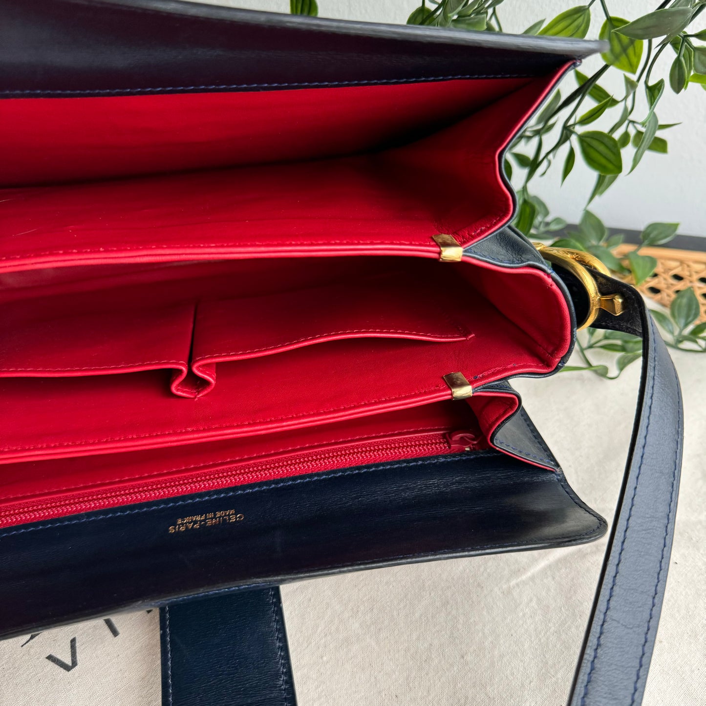 Celine Vintage Cross Body Box Bag