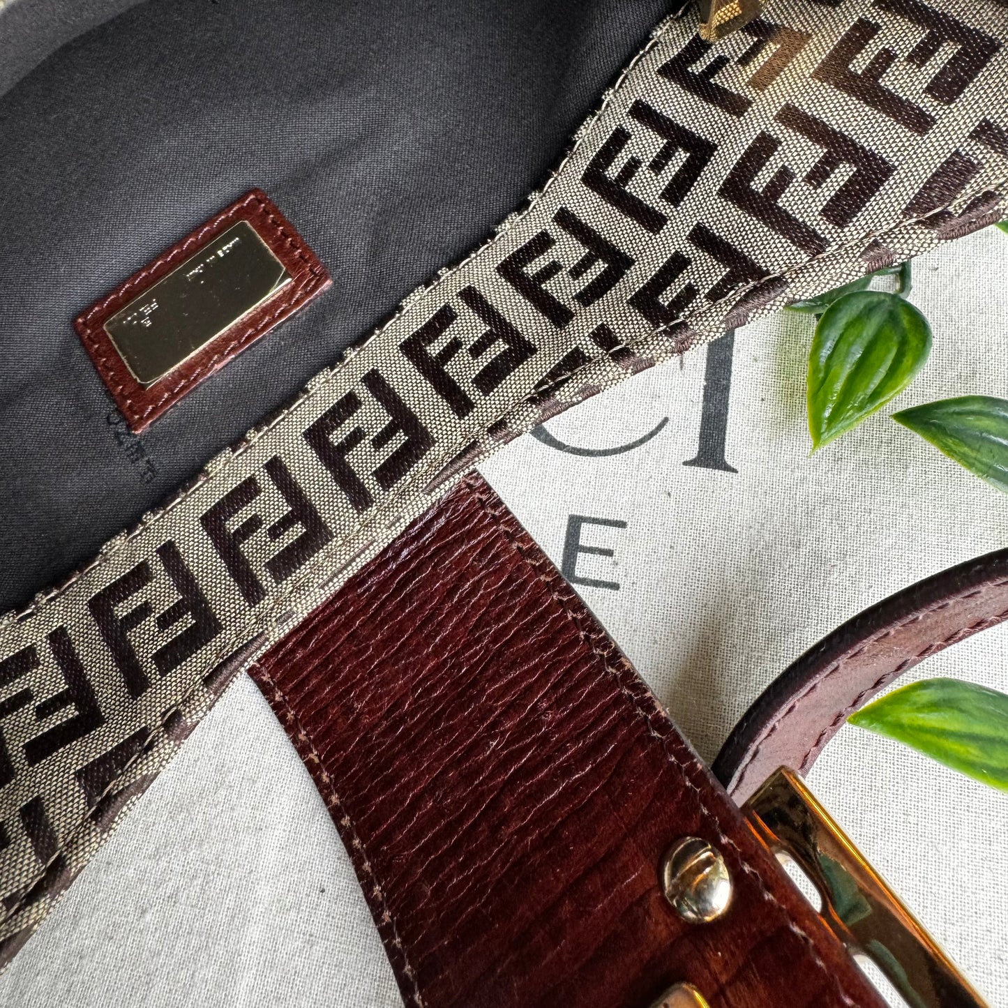 Fendi Mamma Zucca Baguette