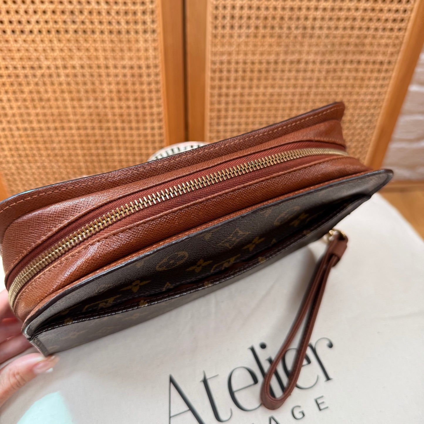 Louis Vuitton 2003 Orsay Clutch with removable wrist strap