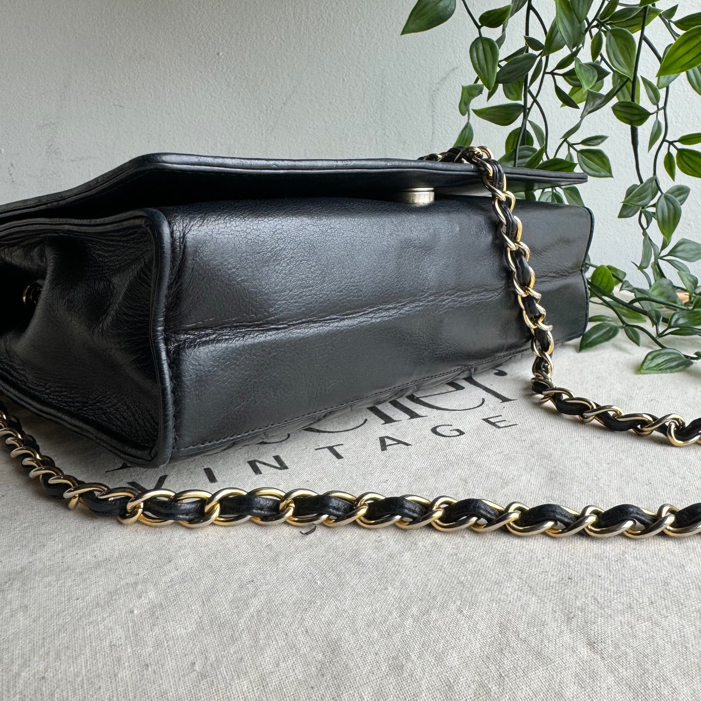 Chanel 1989 Full Flap CC Shoulder Bag