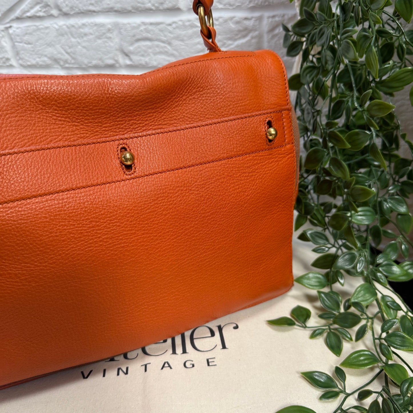 Saint Laurent 2000s Saint Laurent Muse Orange Bi Color