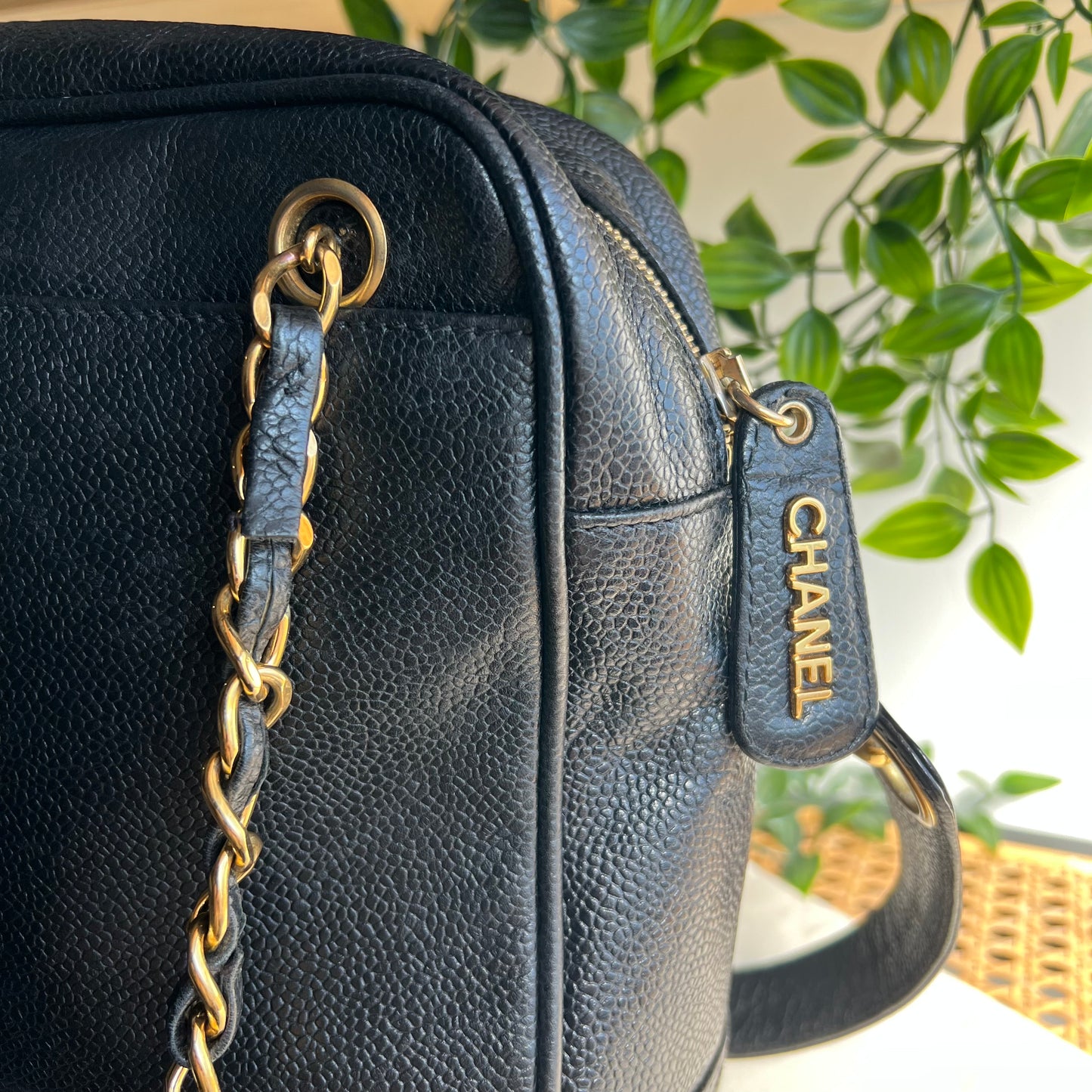 Chanel 1996 Triple CC Caviar Shoulder Bag